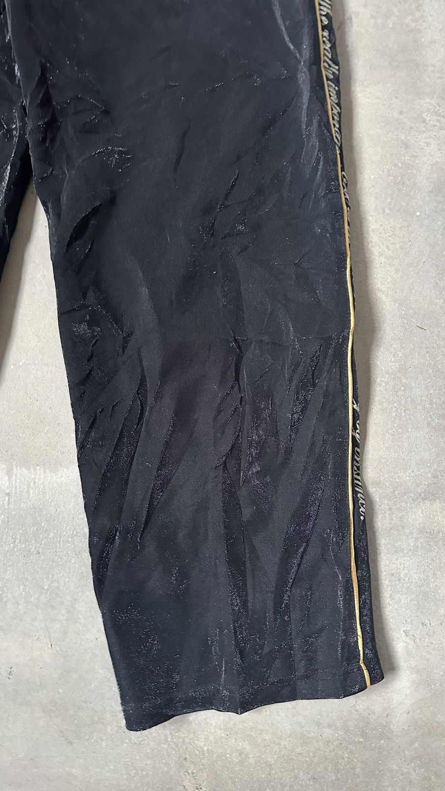 Japanese Brand DIA STAR BEAUTY BEAST SKULL POEMS REFLECTIVE PANT Size US 30 / EU 46 - 9 Thumbnail