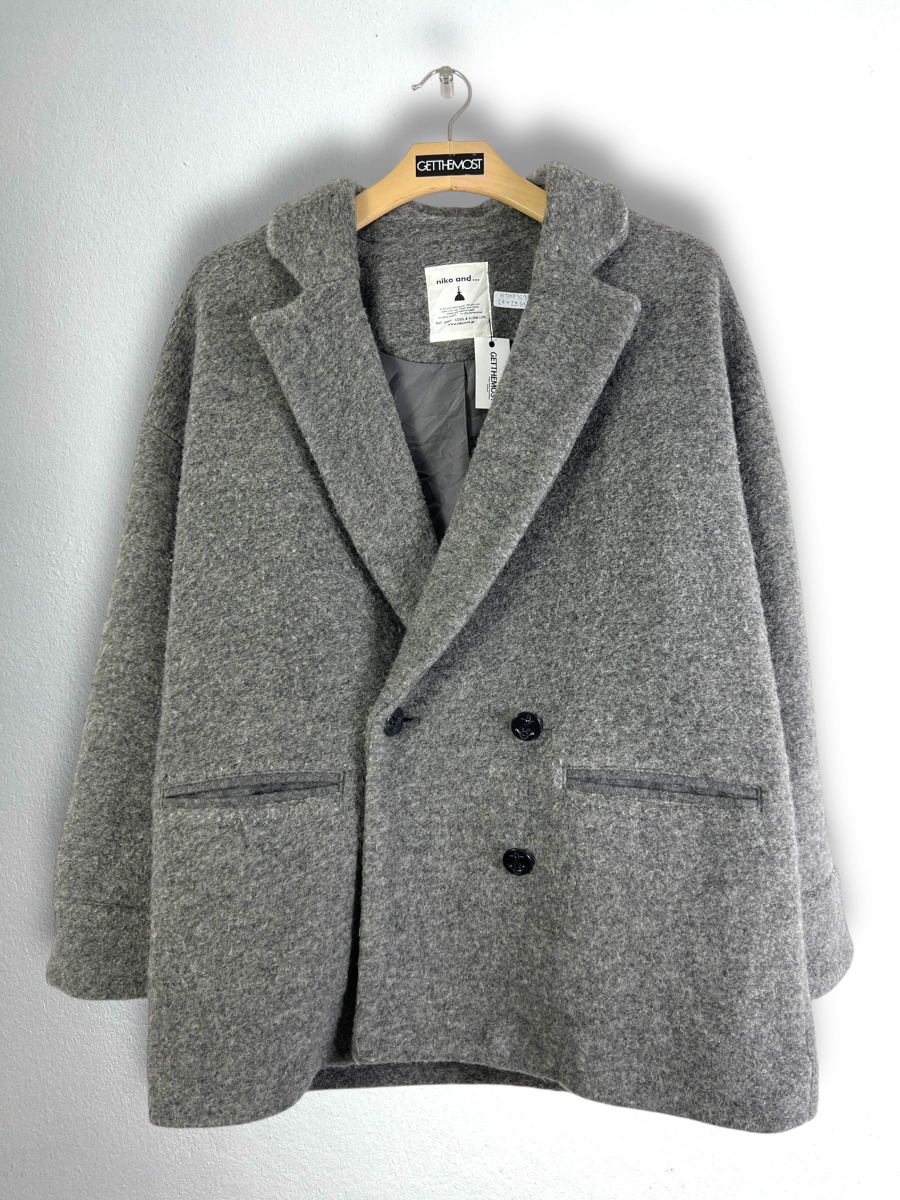 Japanese Brand Niko and... Wool Blazer GTMP323 Size XL / US 12-14 / IT 48-50 - 1 Thumbnail
