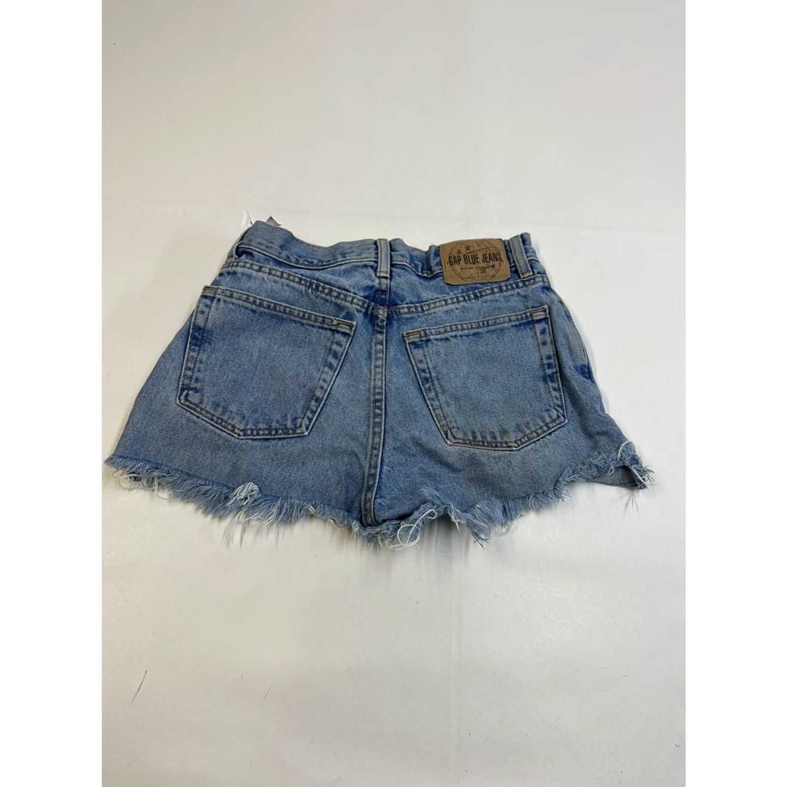 Gap VINTAGE Gap Cut off Shorts Womens 24 Waist Blue Y2K Casual Womens 24? Size 42" / US 20 - 2 Thumbnail