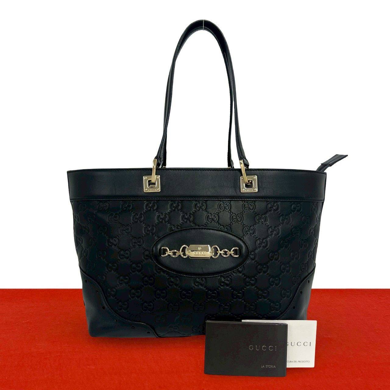 Gucci Gucci Gucci Leather Tote Bag Leather Tote Bag DUTY FREE for USA Size ONE SIZE - 1 Thumbnail