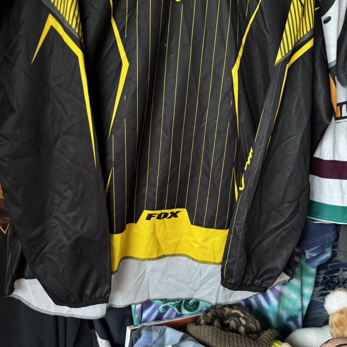 Drake × Fox Racing × Vintage FOX RACING VINTAGE LONG SLEEVE SHIRT JERSEY MOTOCROSS Y2K Size US XXL / EU 58 / 5 - 4 Thumbnail