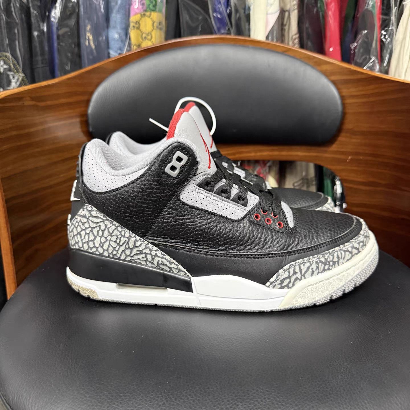 Jordan Brand Air Jordan 3 Basketball Shoes K15 Size US 7.5 / EU 40-41 - 4 Thumbnail