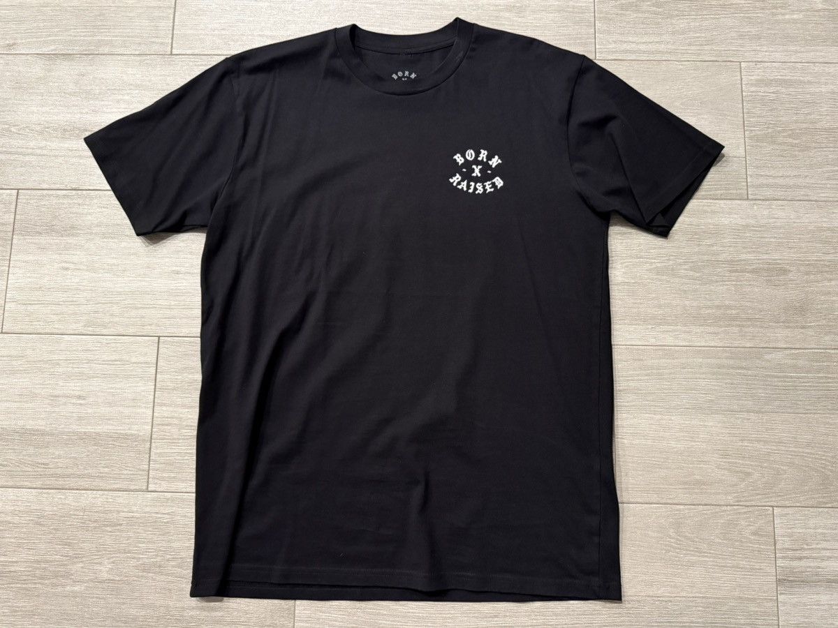 Born X Raised BORN X RAISED Rocker Tee T-Shirt Black White Sz L Large Used Size US L / EU 52-54 / 3 - 1 Thumbnail
