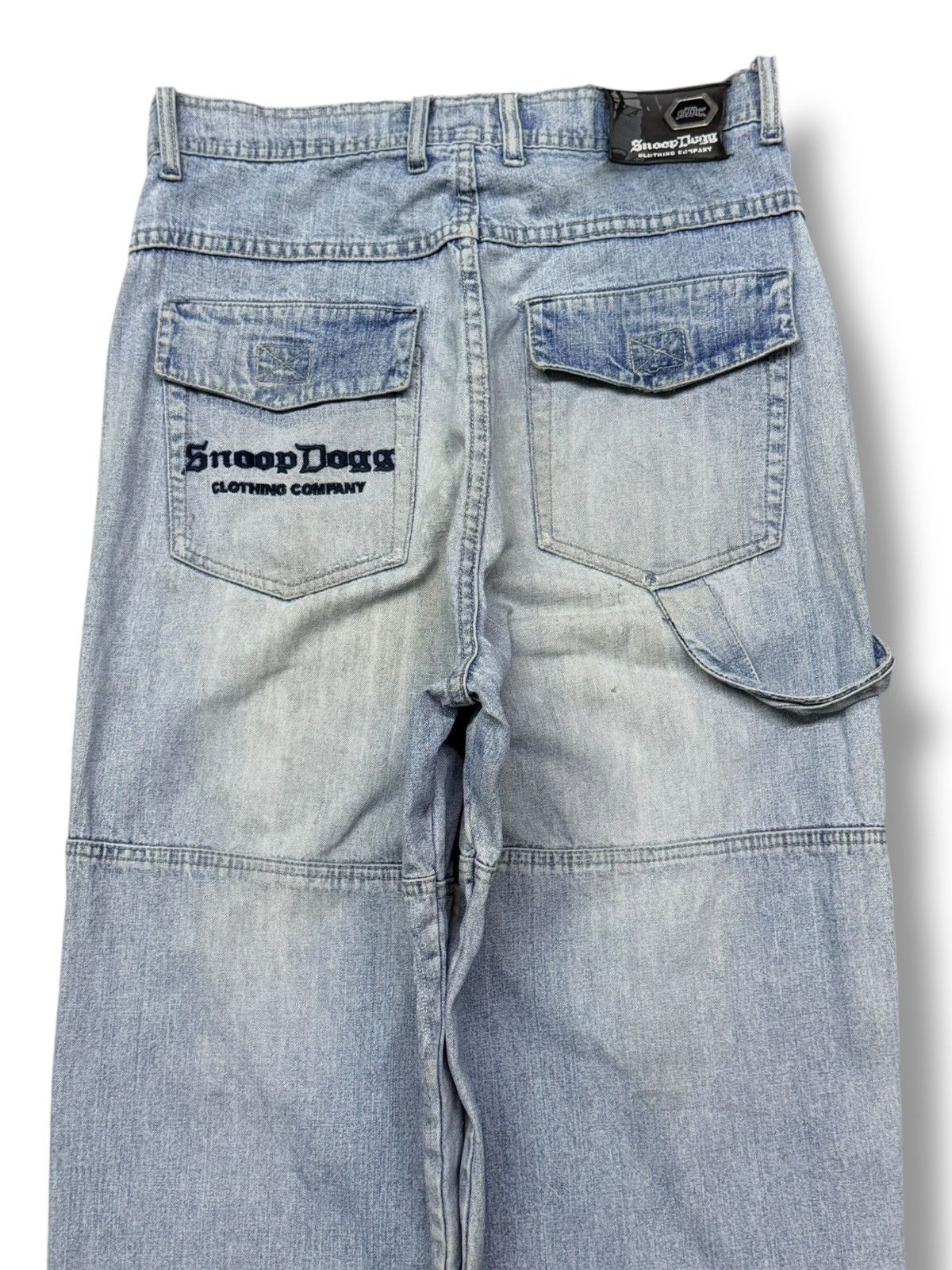 Snoop Dogg Vintage Snoop Dogg Clothing Company Baggy Distressed Denim Size US 31 - 5 Thumbnail