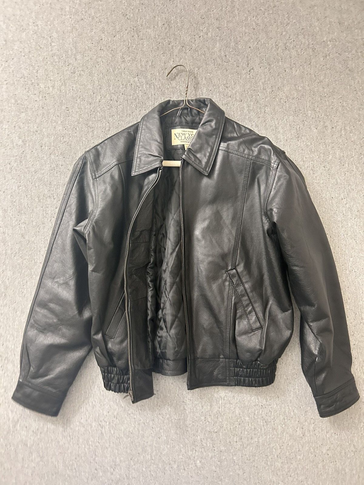 Vintage New York Classics Vintage Leather Jacket | Grailed