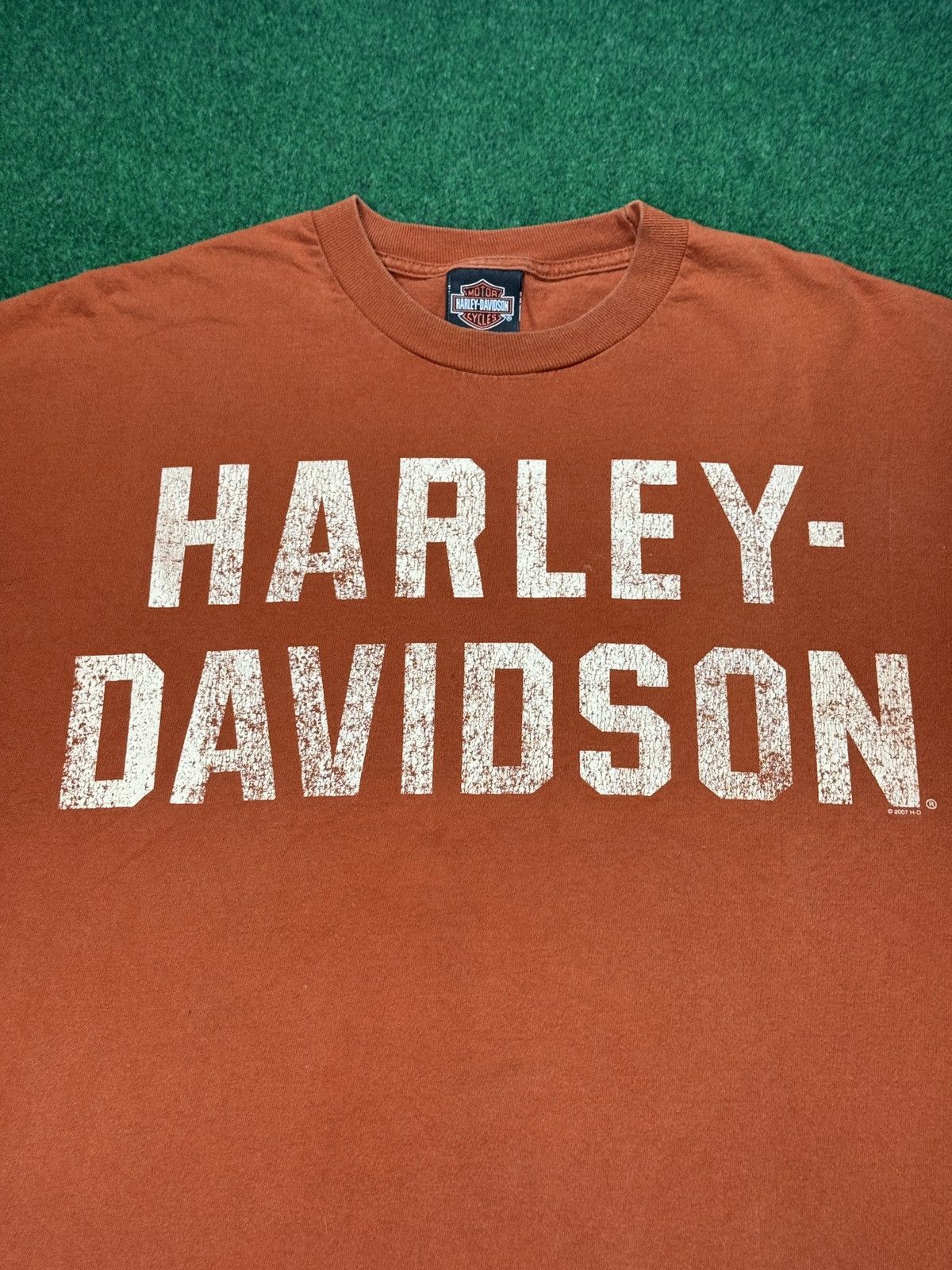 Harley Davidson Y2K Harley Davidson Motorcycles Spell Out Biker T Shirt Size US XL / EU 56 / 4 - 2 Thumbnail