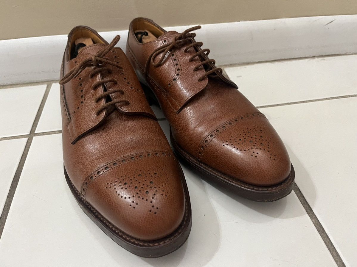John Lobb John Lobb Brown Leather Oxfords Size US 11.5 / EU 44-45 - 3 Thumbnail