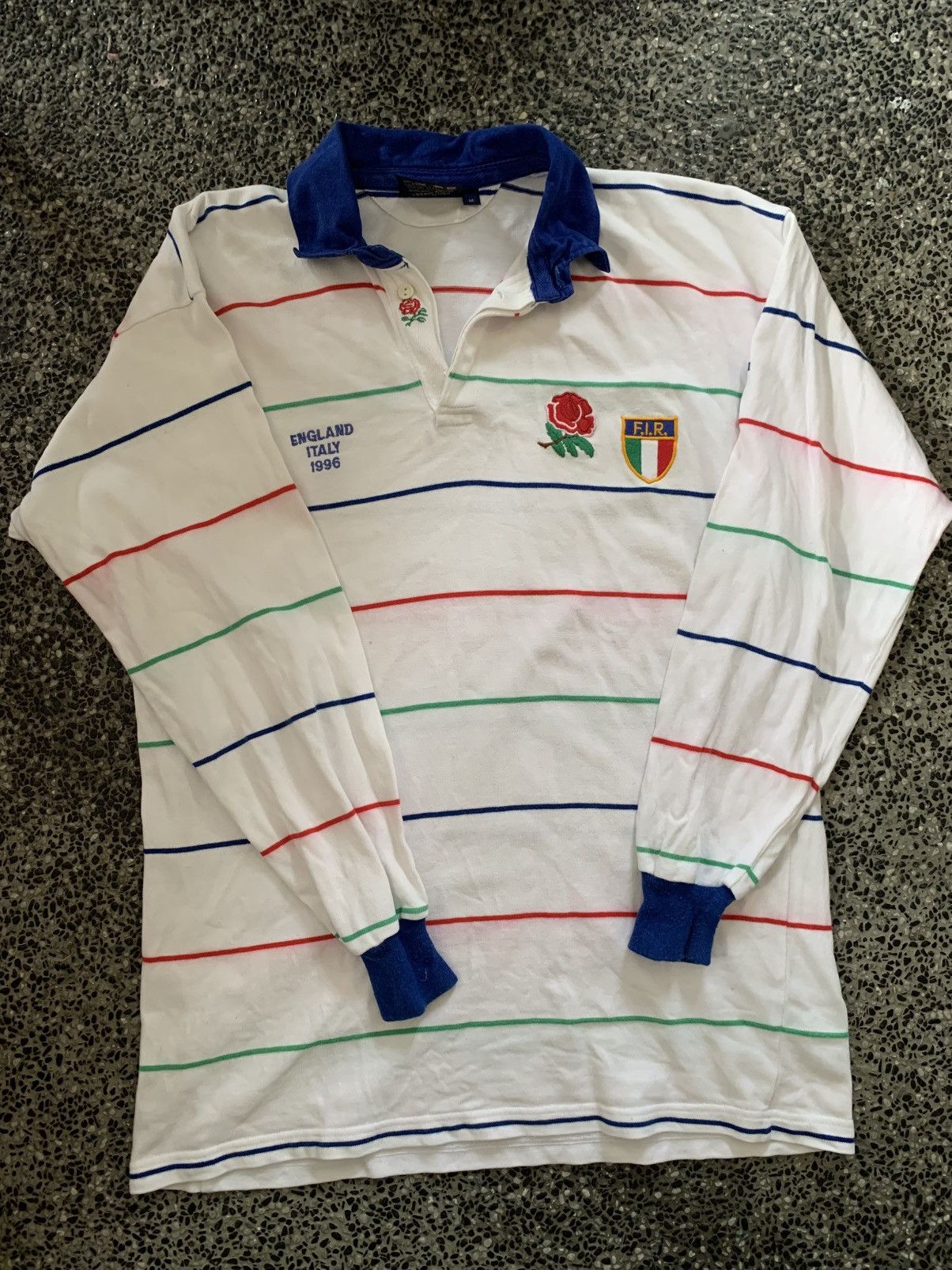 Vintage Vintage England v Italy Twickenham Rugby 1996 Shirt Size US M / EU 48-50 / 2 - 11 Thumbnail