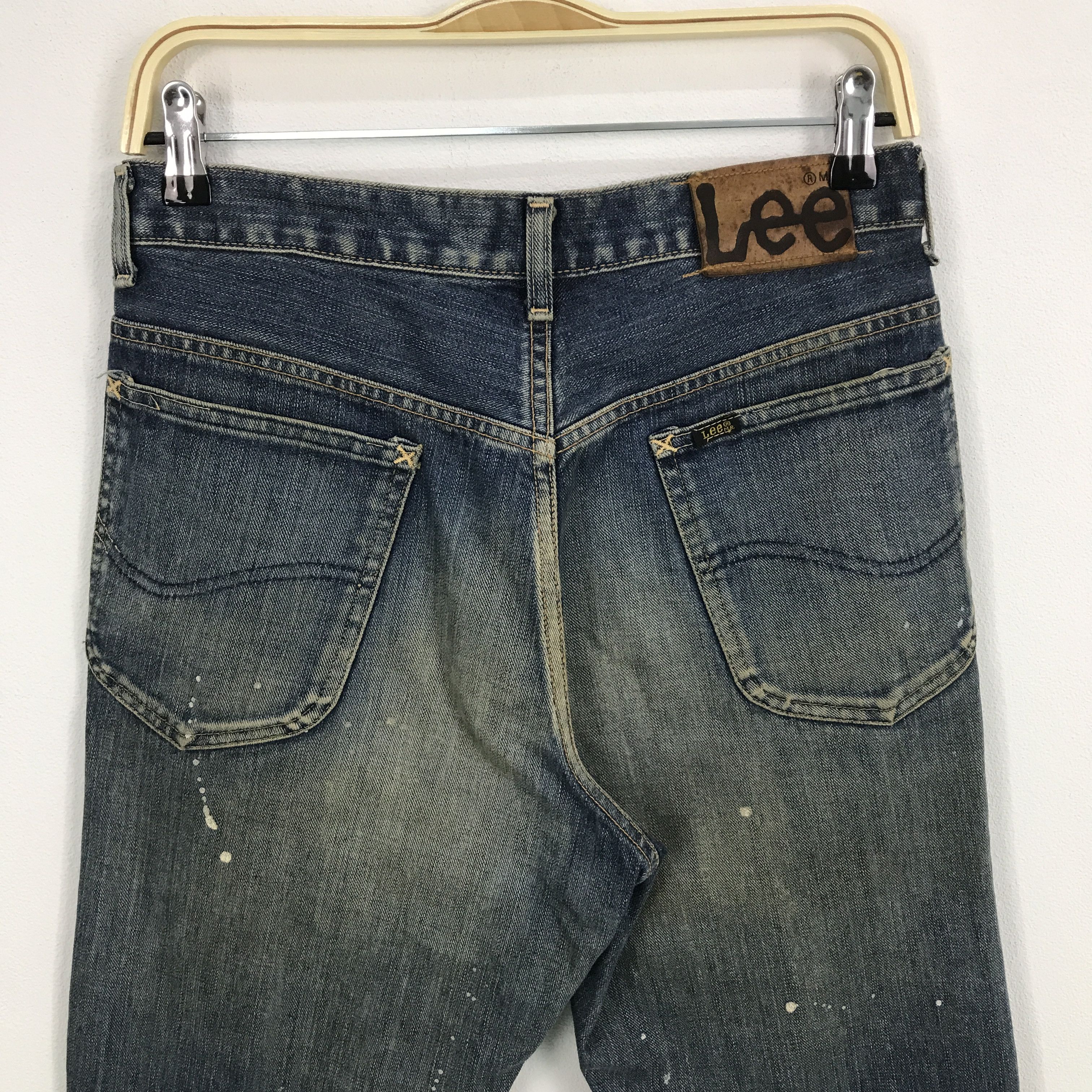 Japanese Brand × Lee Denim Blue faded Lee Japan Rusty style Denim Jeans pants Size US 29 - 5 Thumbnail