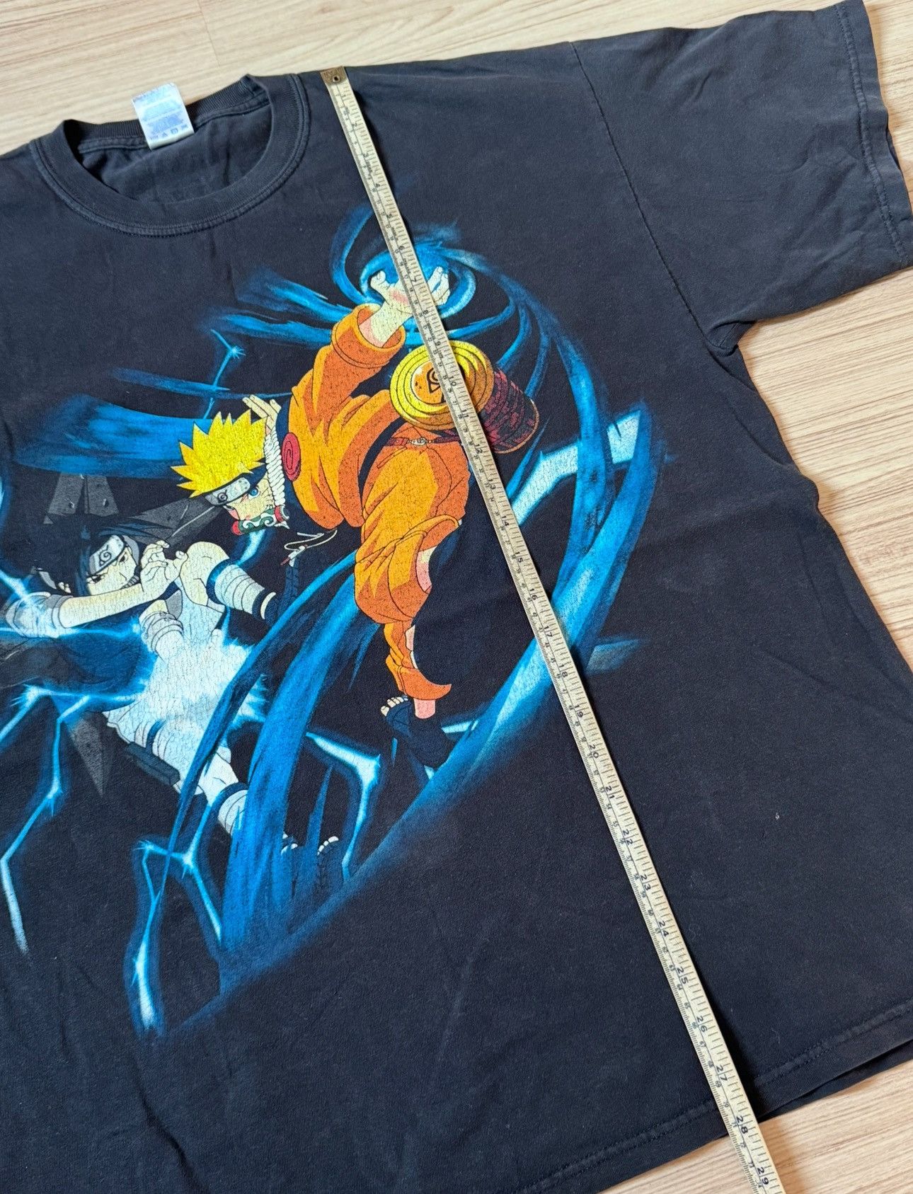 Japanese Brand × Vintage Rare Vintage - XL - Naruto vs Sasuke Shippuden T Shirt Size US XL / EU 56 / 4 - 8 Thumbnail