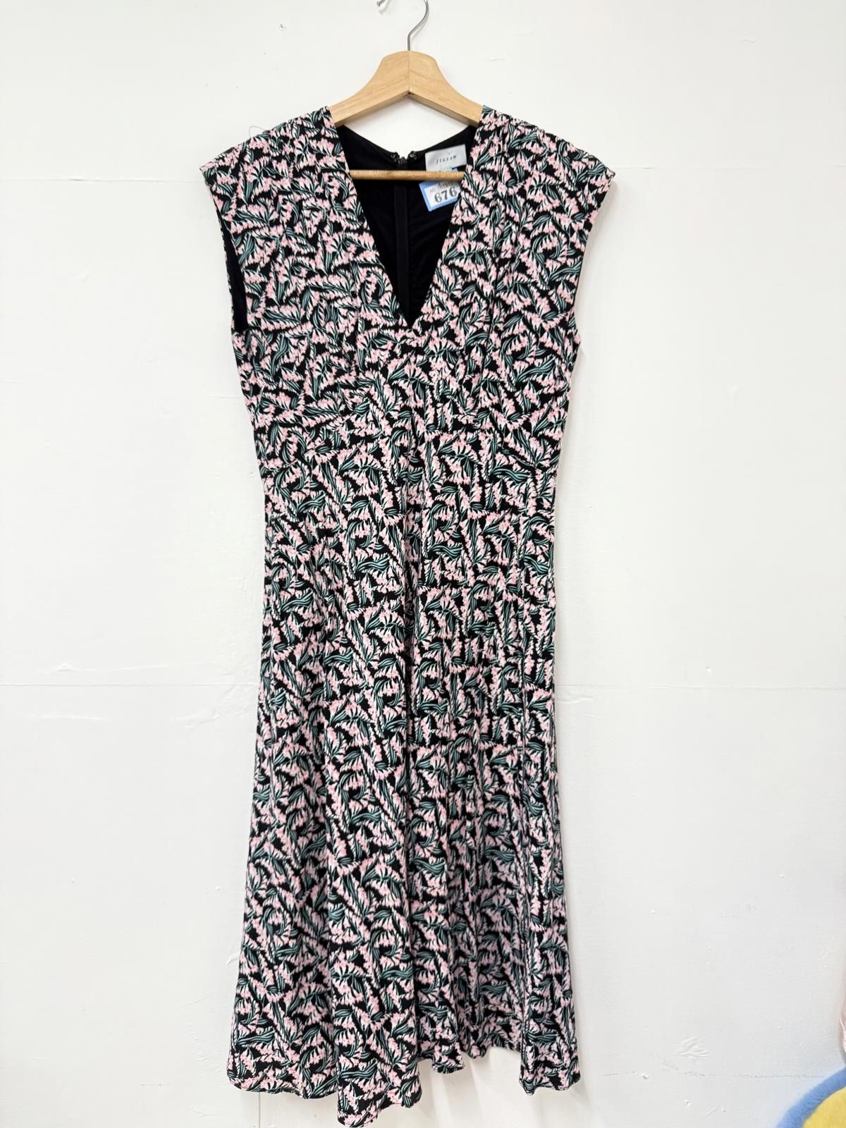 Jigsaw Jigsaw Floral Print Sleeveless Dress UK 8 Size S / US 4 / IT 40 - 1 Thumbnail