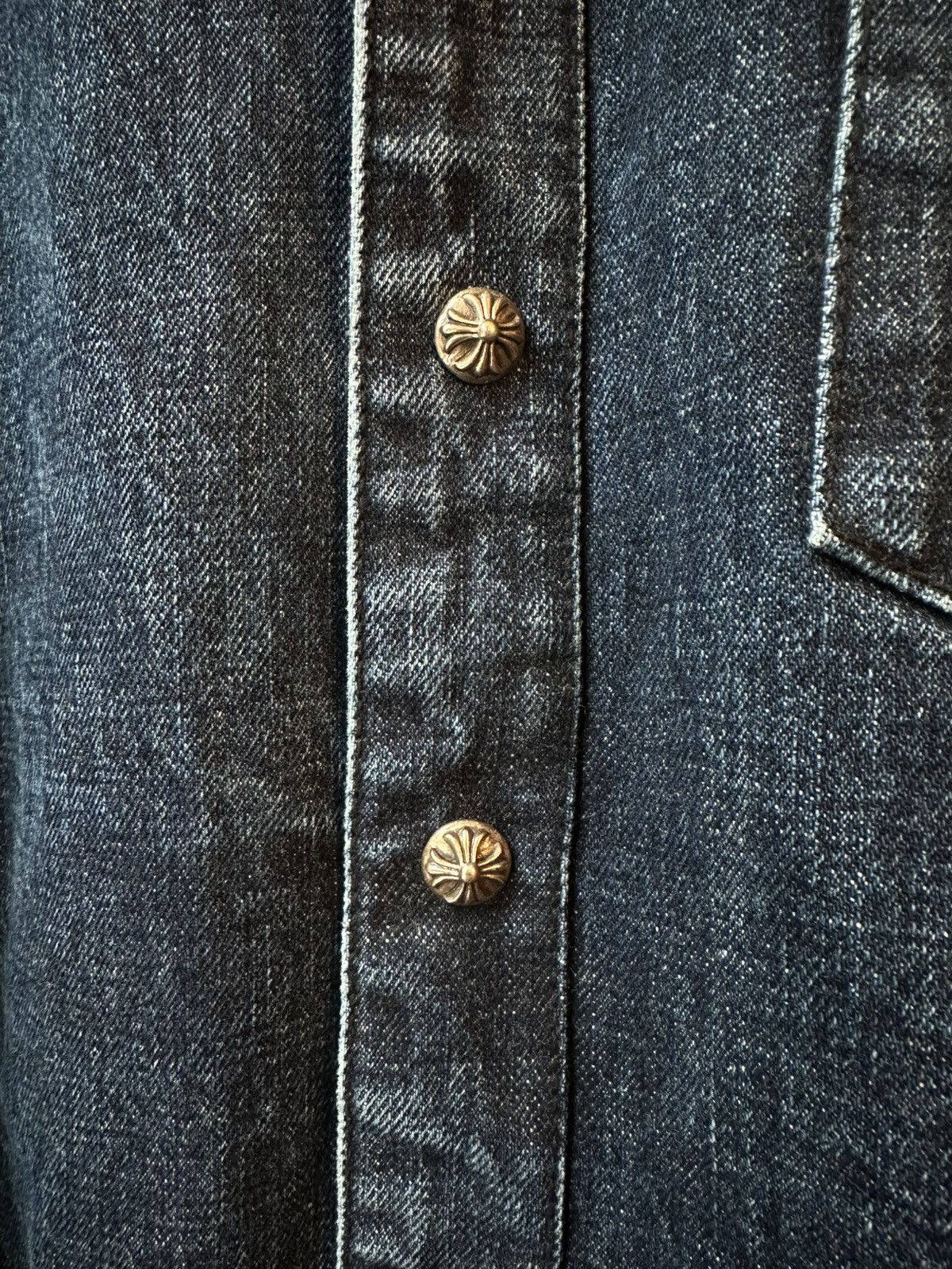 Chrome Hearts CHROME HEARTS DENIM PATCH WORK DOG JACKET Size US L / EU 52-54 / 3 - 4 Thumbnail
