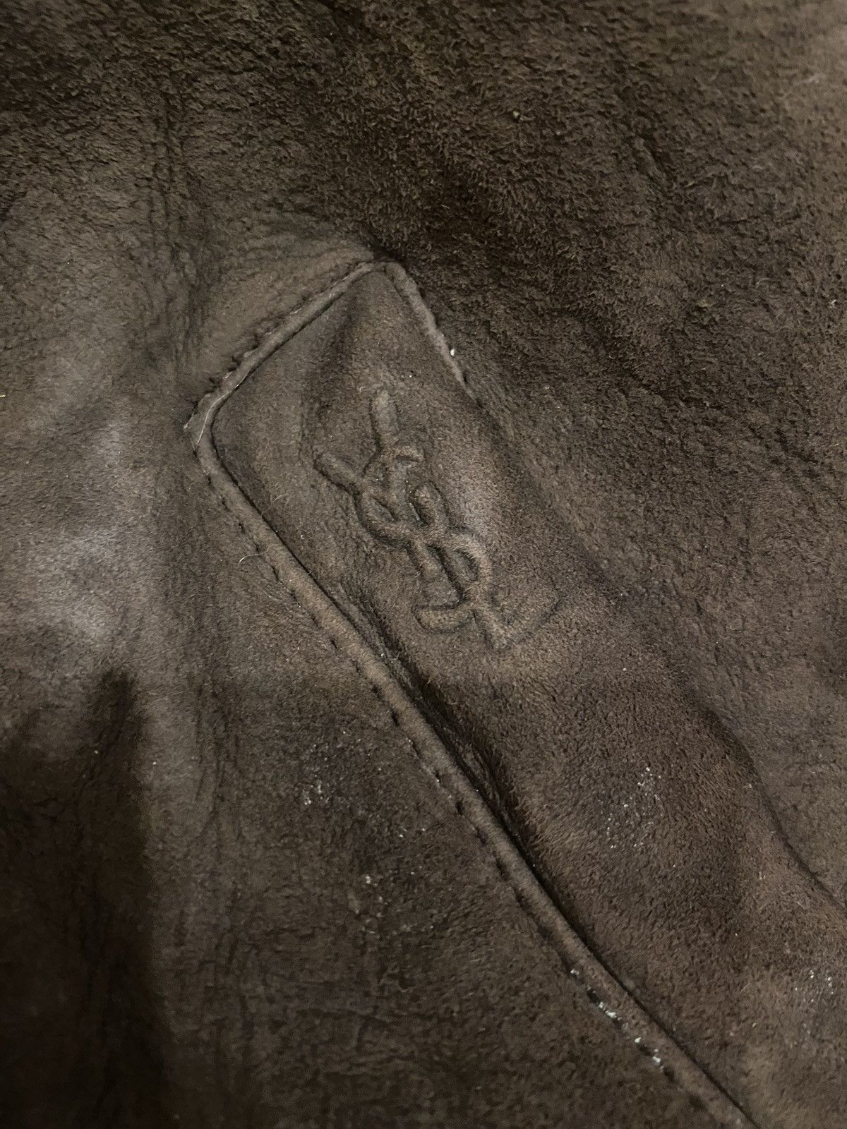 Yves Saint Laurent 90s Yves Saint Laurent Fur Leather Jacket Size US XL / EU 56 / 4 - 11 Thumbnail