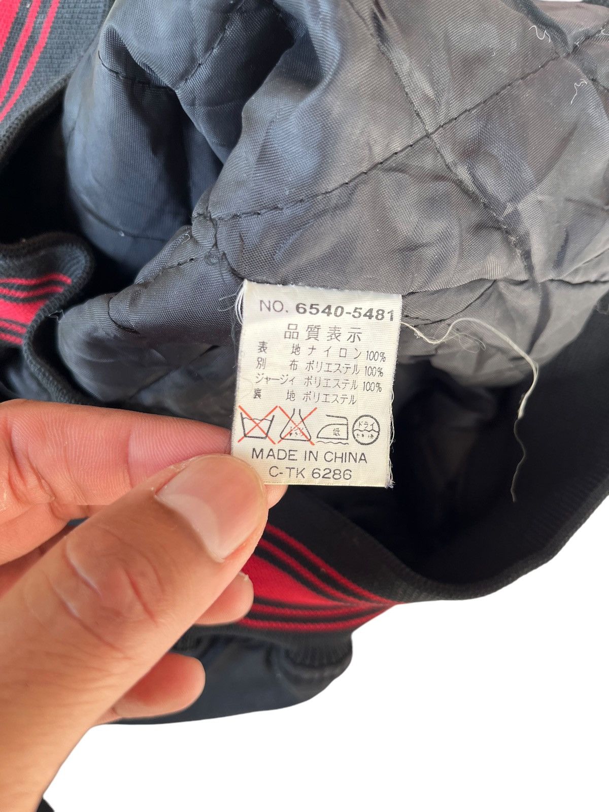 Converse × Vintage VTG Converse Bomber Jacket Black Size US M / EU 48-50 / 2 - 7 Thumbnail