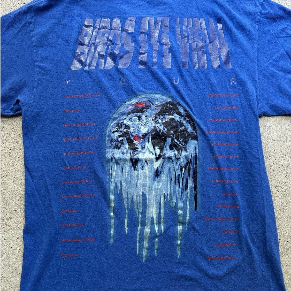 Rap Tees × Travis Scott Rare Travis Scott Birds Eye View 2017 Tour Tee Mens Large Size US L / EU 52-54 / 3 - 2 Thumbnail