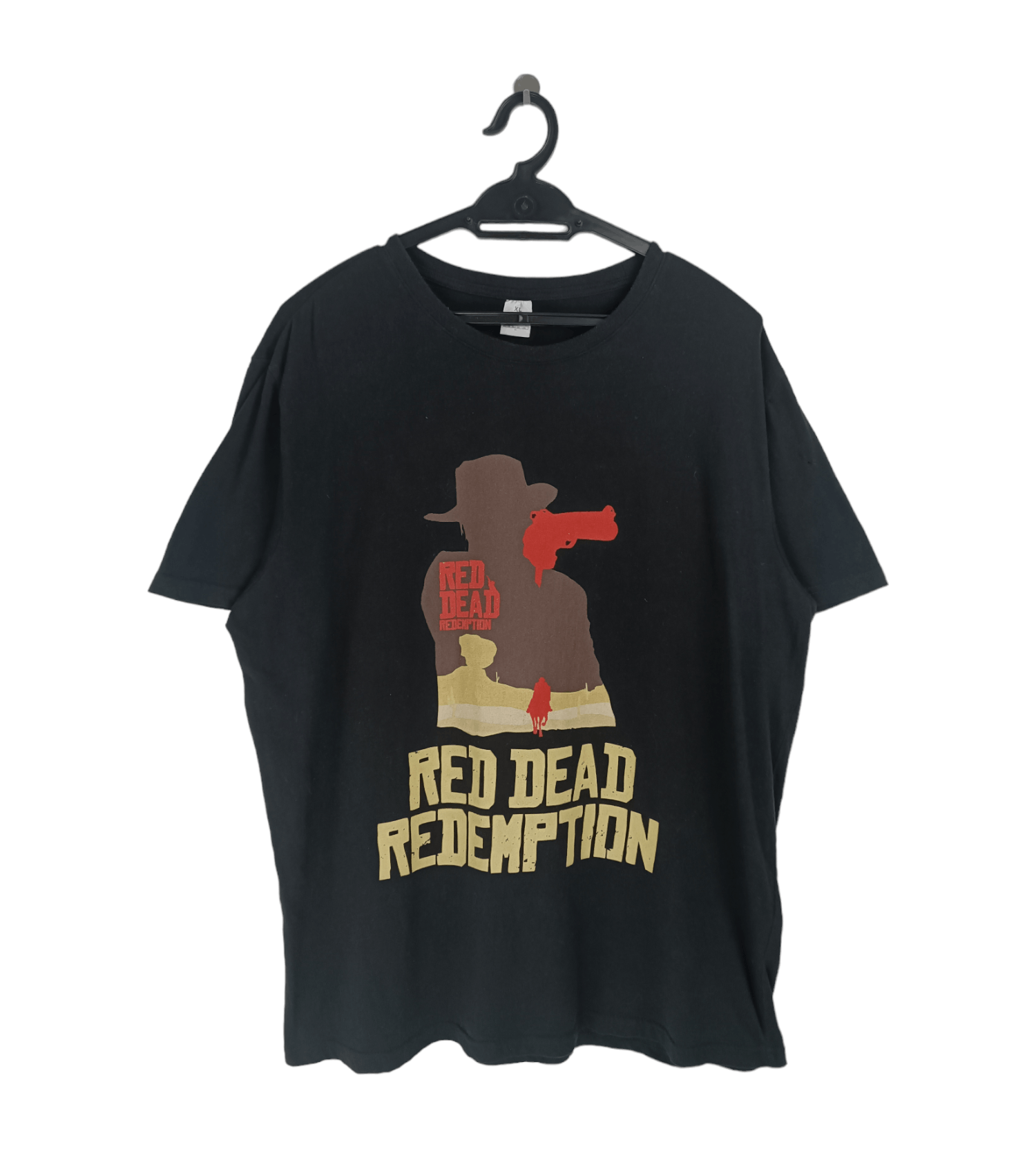 Playstation VINTAGE RED DEAD REDEMPTION TEE GAMES COWBOY ZOMBIE HORROR Size US XL / EU 56 / 4 - 1 Thumbnail