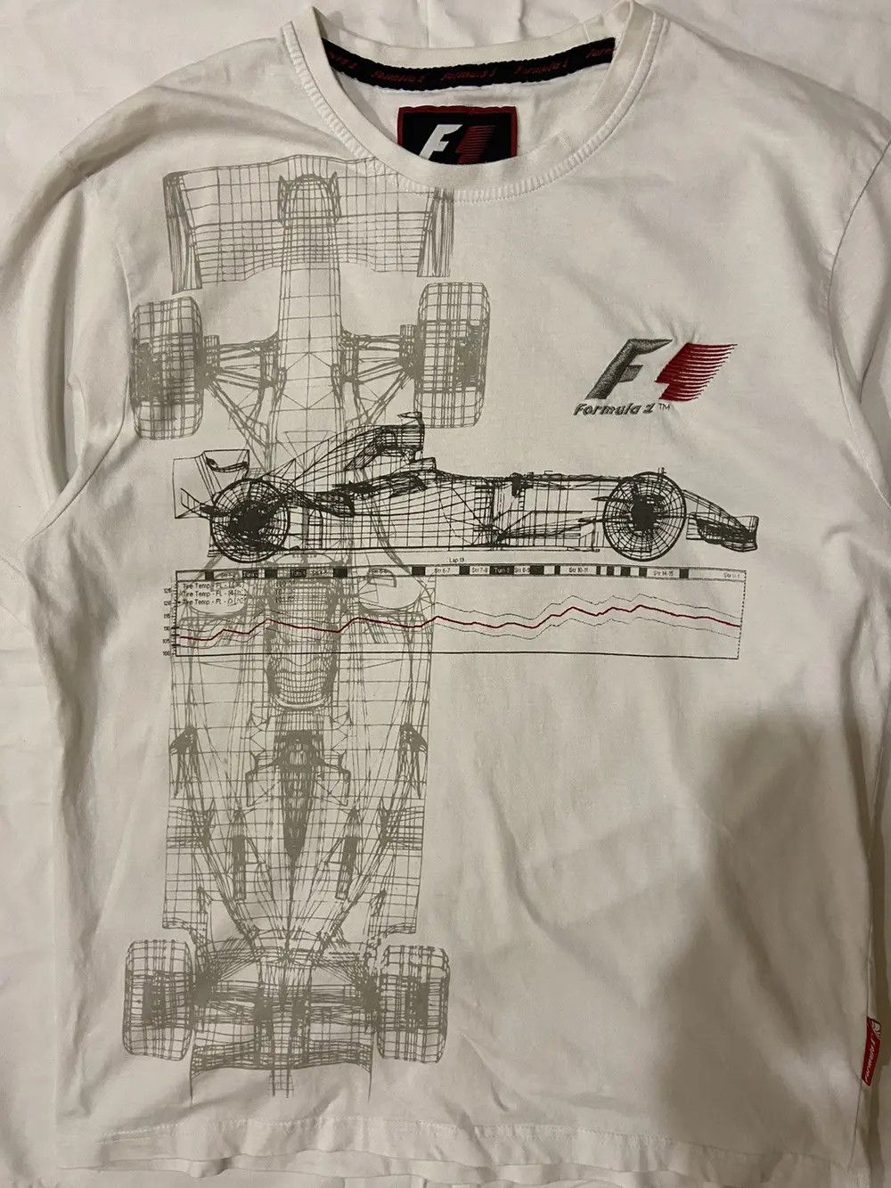 Formula 1 VINTAGE FORMULA 1 FERRARI BIG LOGO T SHIRT RACING Y2K SKATE Size US M / EU 48-50 / 2 - 2 Thumbnail