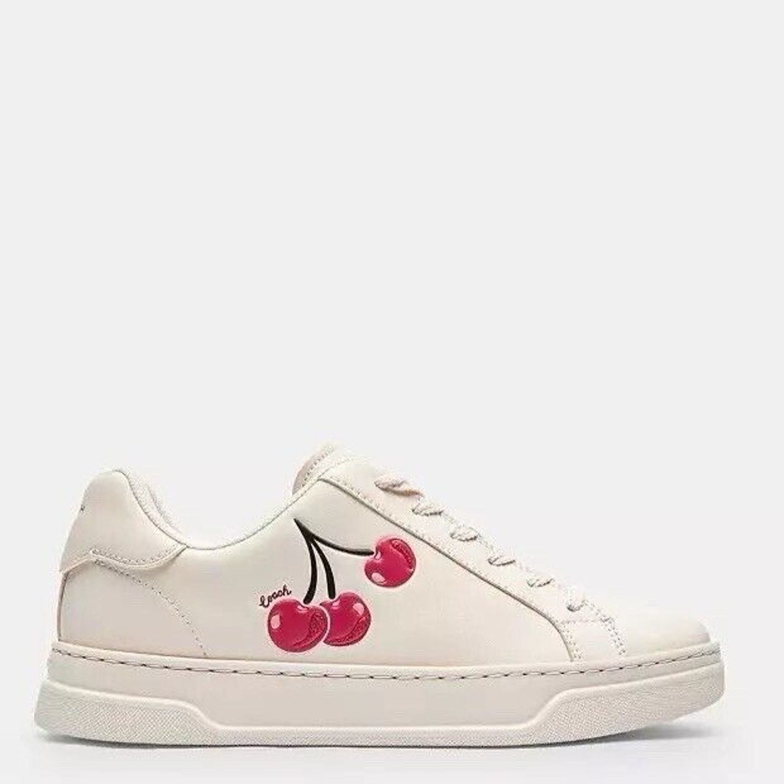 Coach NEW Limited Coach Sneakers High Line Sneaker Cherry Size 8 Size US 8 / IT 38 - 1 Thumbnail
