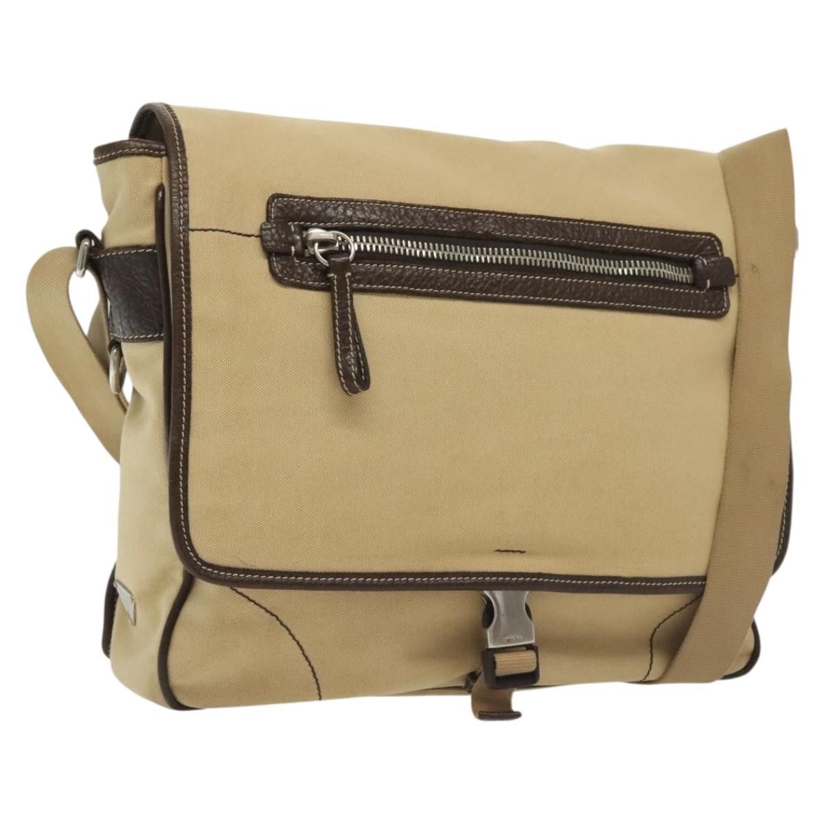 Prada PRADA Shoulder Bag Canvas Beige Silver Size ONE SIZE - 1 Thumbnail