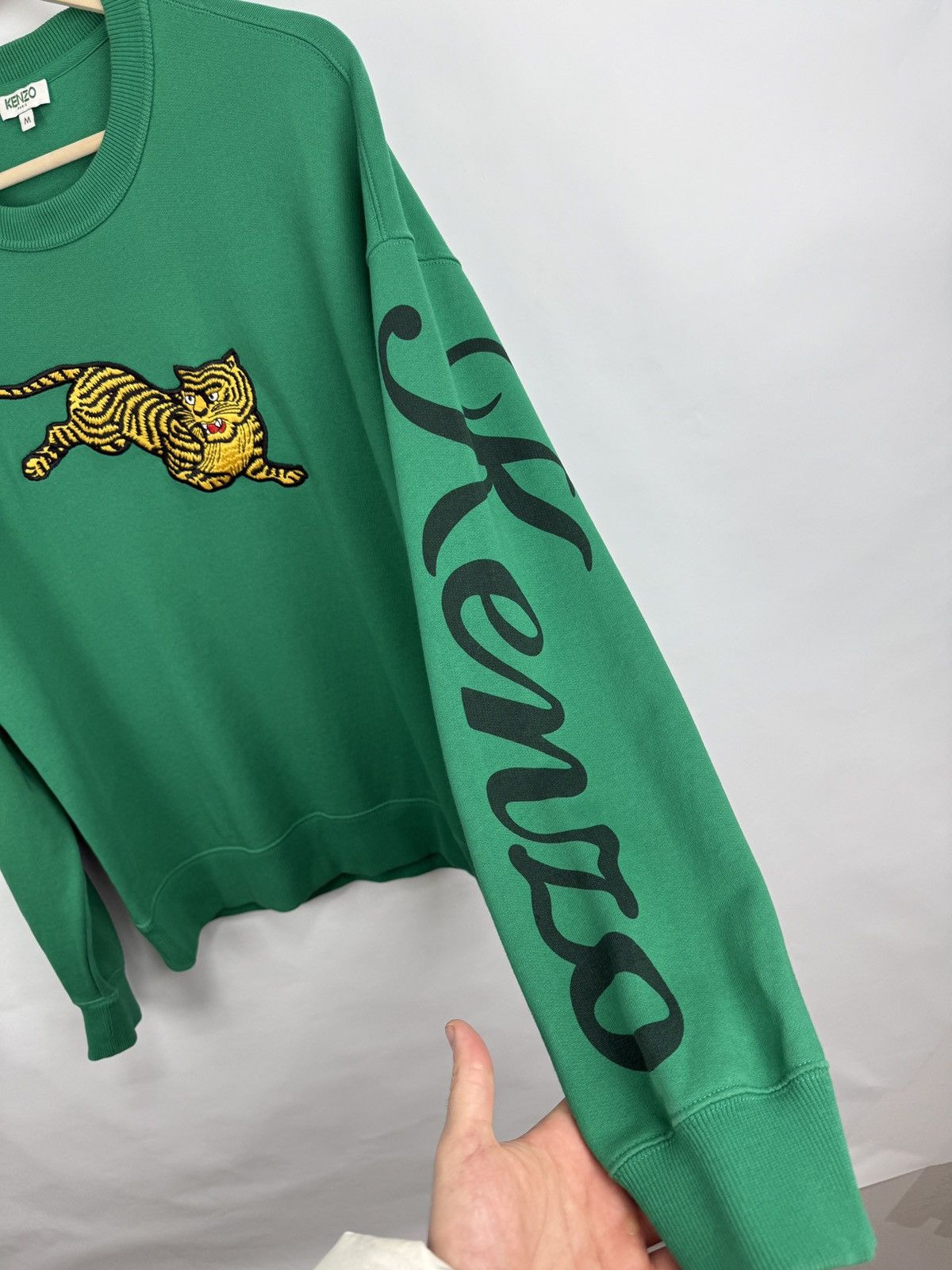Kenzo 🇫🇷🐅 Kenzo Paris Embroidered Tiger Sweatshirt Rare Retro Y2K Size US M / EU 48-50 / 2 - 12 Thumbnail