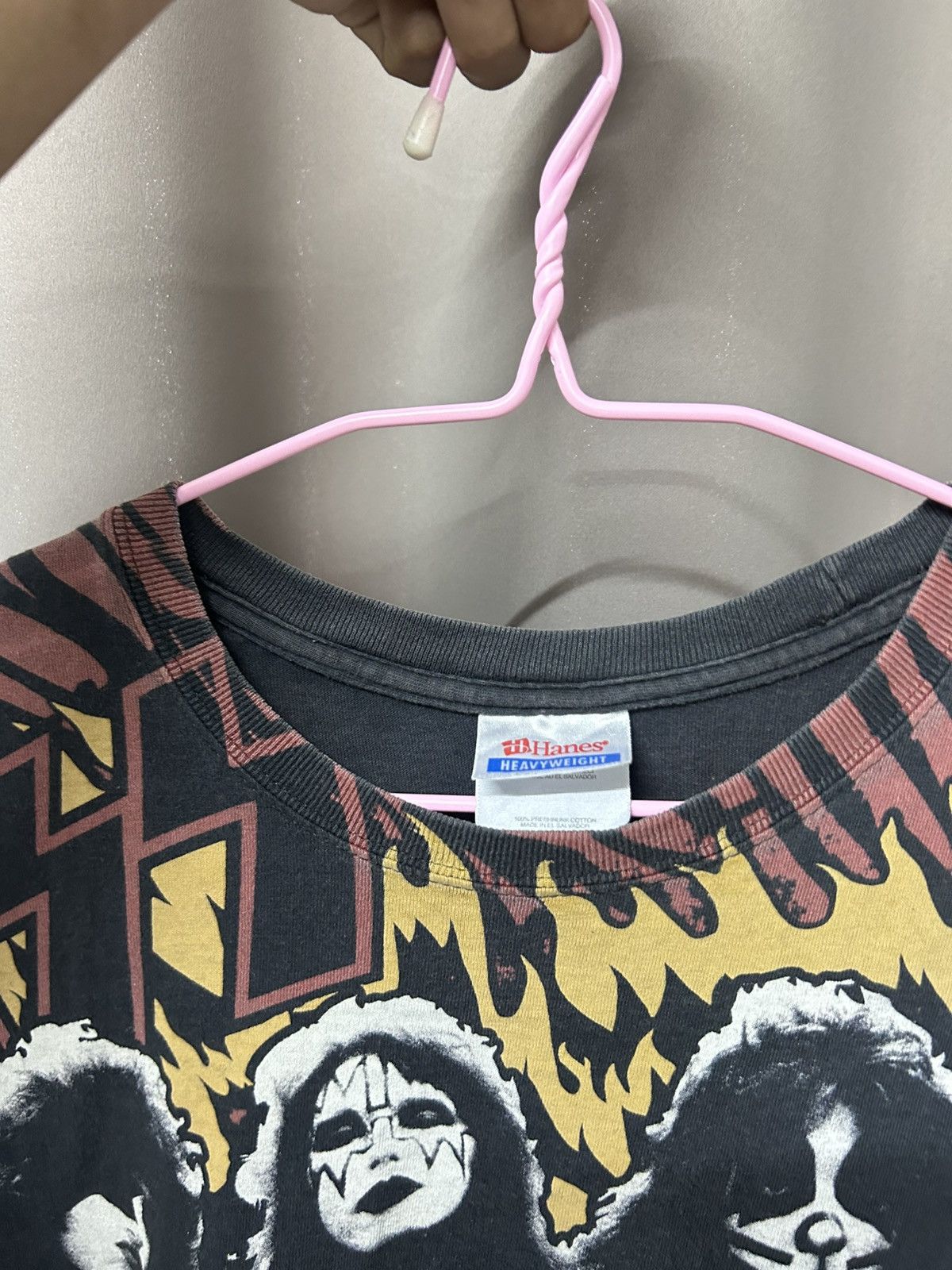 KISS × Vintage KISS OVP 00s🔥 Size L (Hanes tag)🏷️ Size US L / EU 52-54 / 3 - 5 Thumbnail