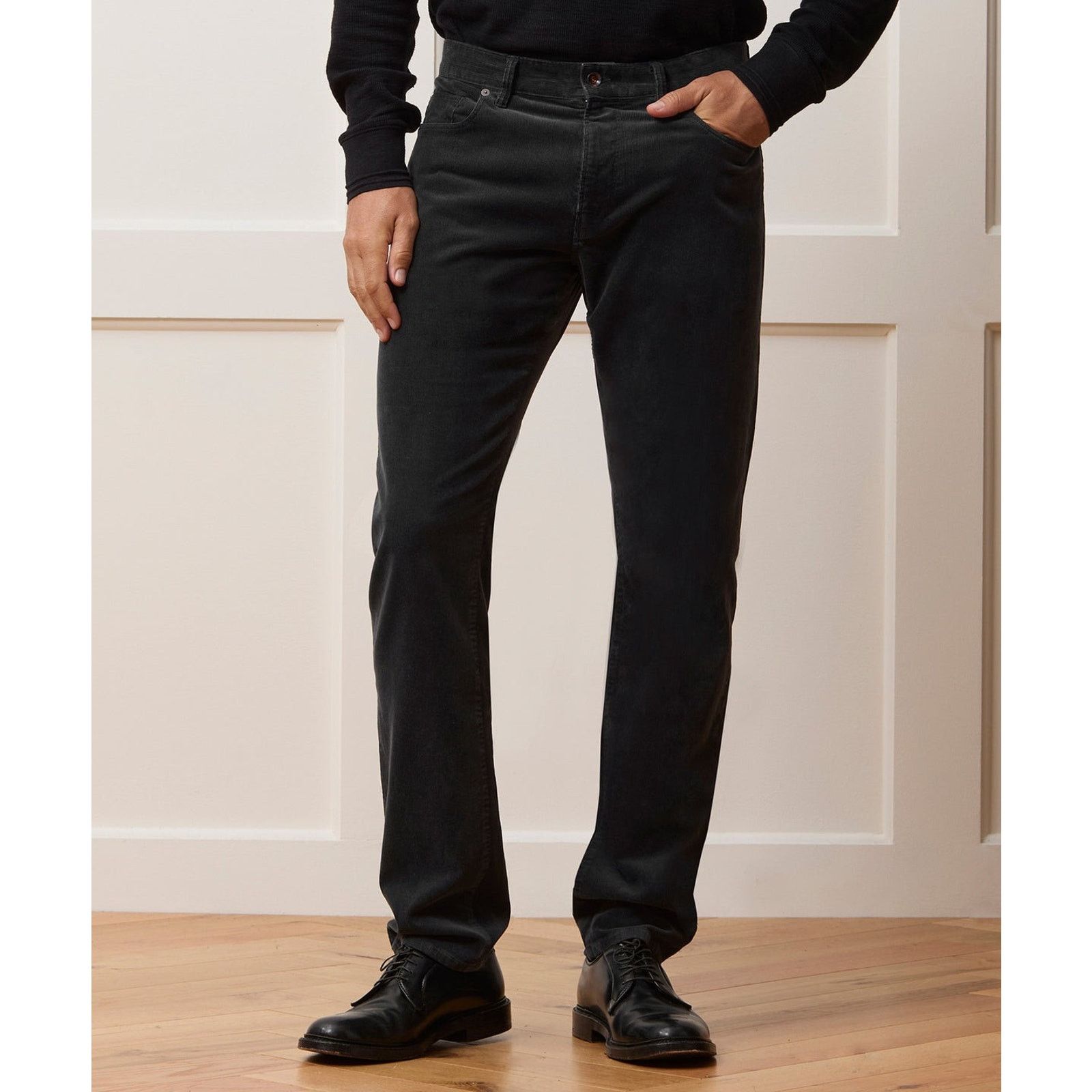 Todd Snyder Todd Snyder Corduroy 5 Pocket Cord In Pitch Black 33×32 Size US 33 - 2 Thumbnail