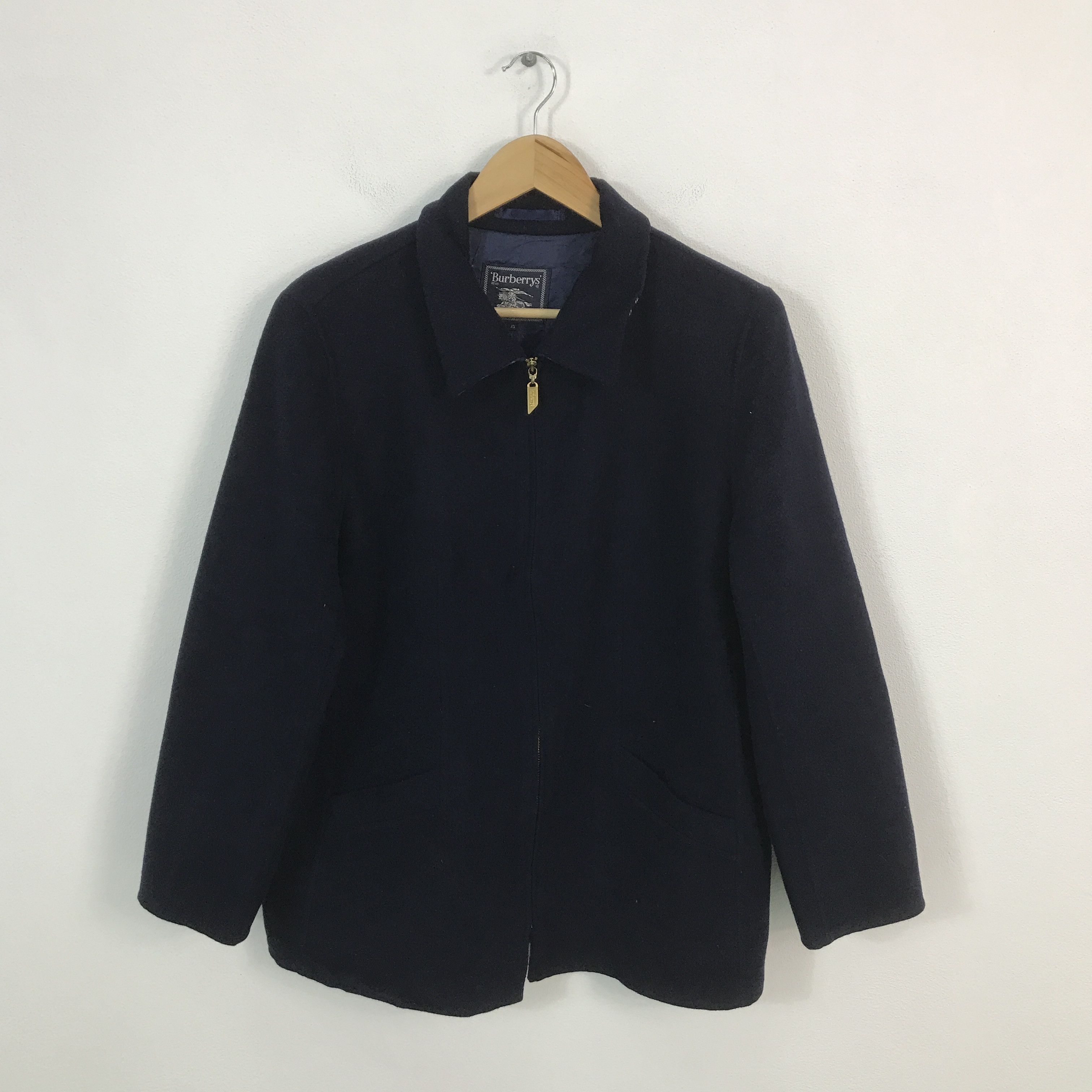 Burberry ⚡️BURBERRYS WOOL HARRINGTON ZIPPER JACKET | Grailed