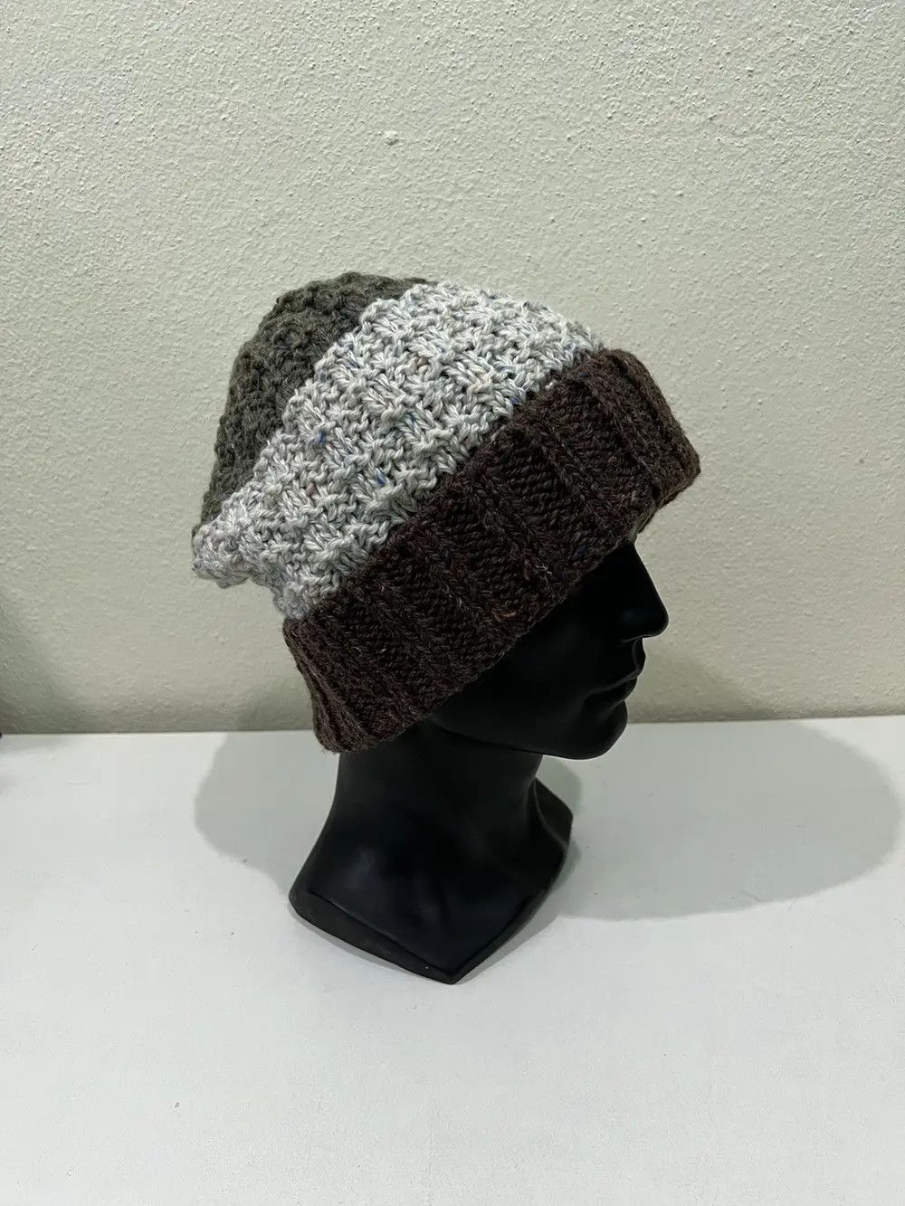 Vintage Vintage Knitted Beanie Hats Size ONE SIZE - 3 Thumbnail