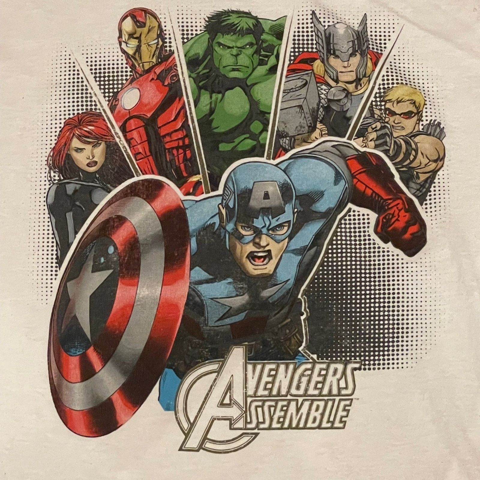 Marvel Comics Avengers Assemble T-Shirt Tee thor captain america iron man Size US XL / EU 56 / 4 - 2 Thumbnail