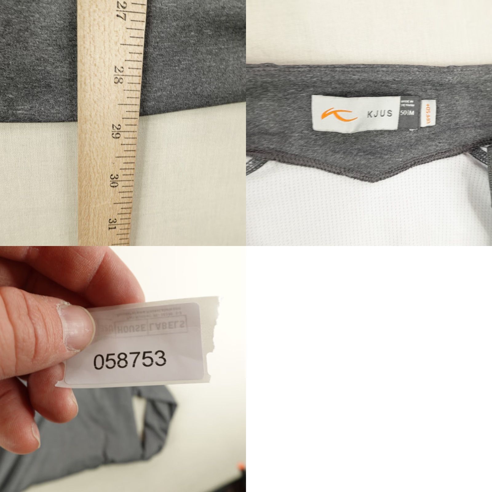 KJUS KJUS Mens Medium Gray 1/2 Zip Pullover Knit Lightweight Performance Sweater Golf Mock Neck Activewear Casual Workwear Shoes? Size US M / EU 48-50 / 2 - 8 Thumbnail