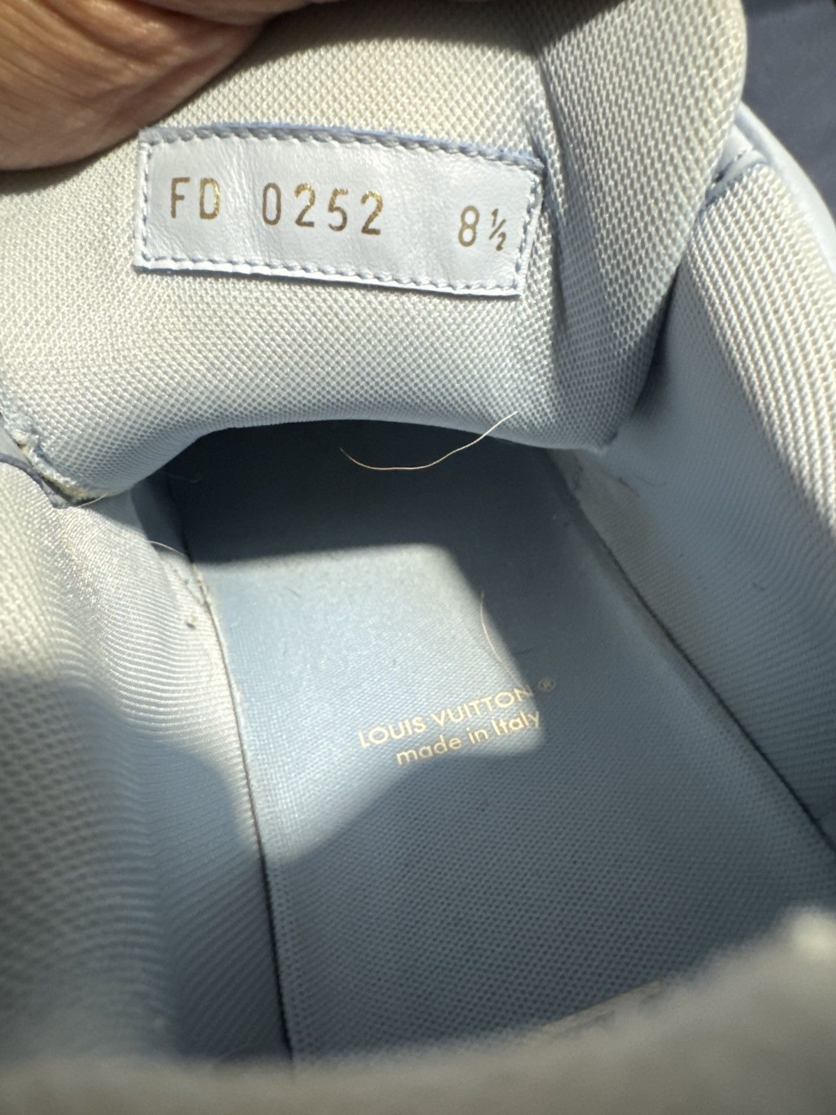 Louis Vuitton Lv trainers blue Size US 8.5 / EU 41-42 - 8 Thumbnail