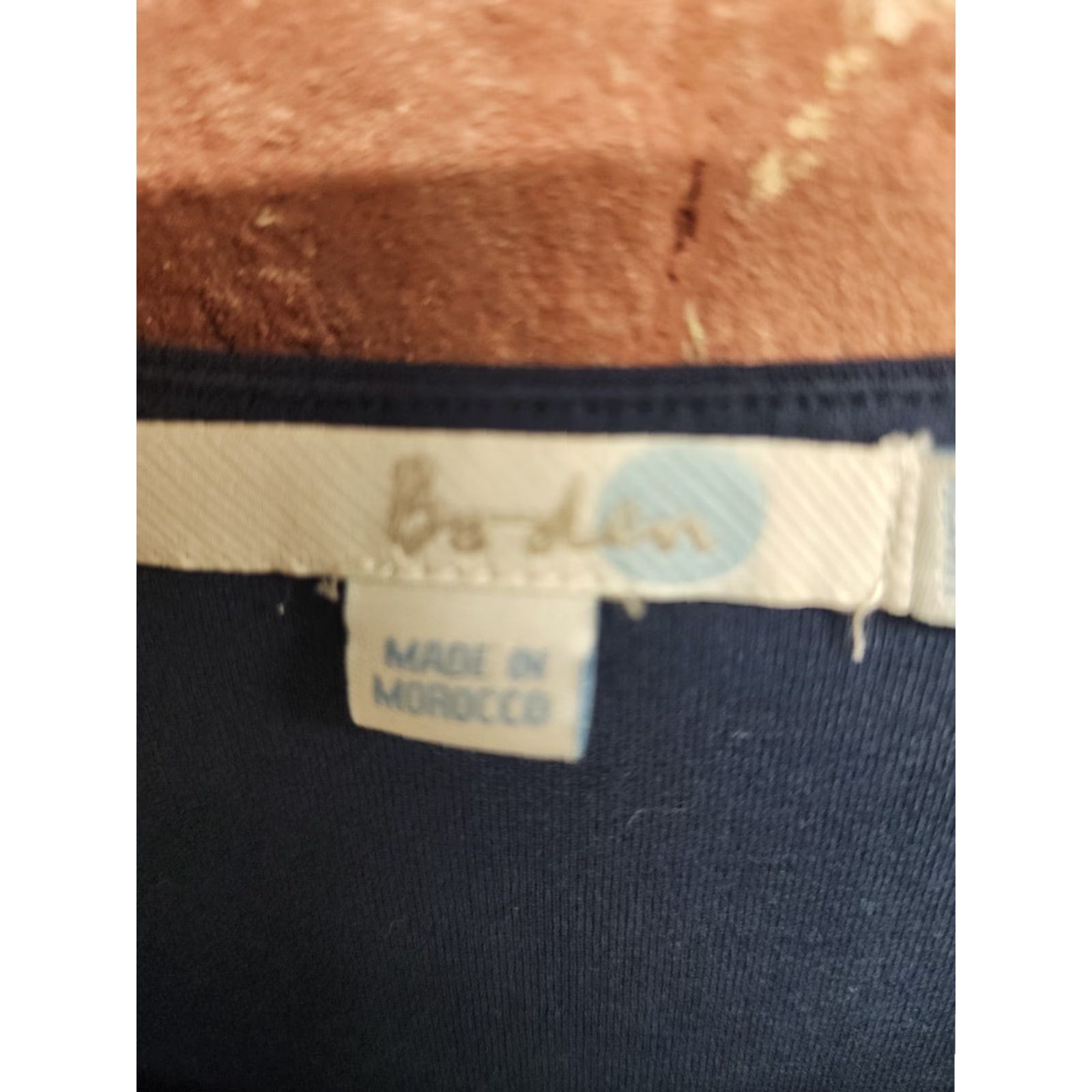 Boden Boden Shirt Dress Blue Sleeveless Size 8 Womens Viscose Knee Length SS-ROUND Neck Pullover Regular Size M / US 6-8 / IT 42-44 - 3 Thumbnail