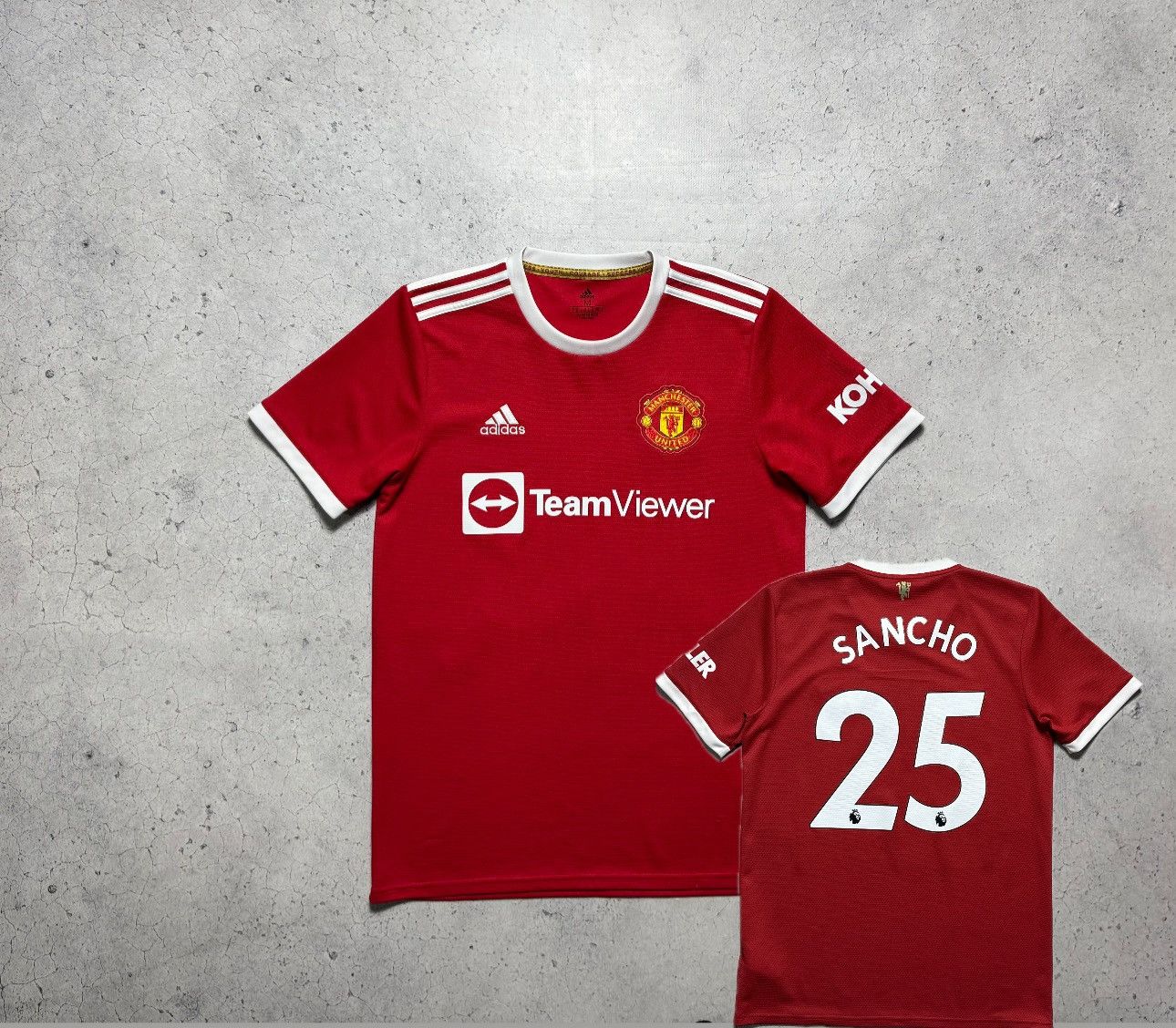 Adidas Adidas FC Manchester United Sancho #25 Vintage Soccer Jersey Size US M / EU 48-50 / 2 - 1 Thumbnail