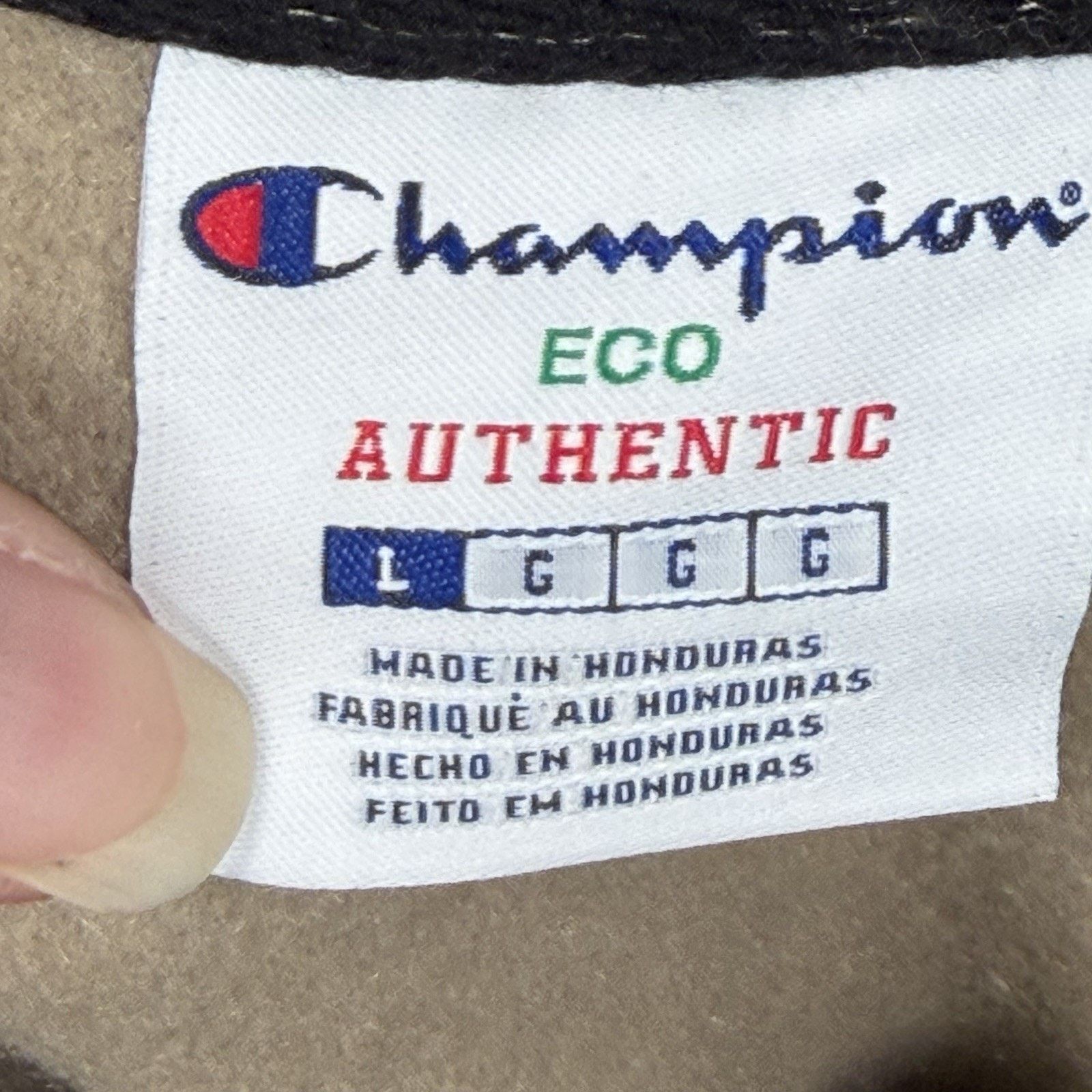 Champion Champion Sweatshirt Men’s Large Eco Authentic Brown Crewneck Size US L / EU 52-54 / 3 - 4 Thumbnail
