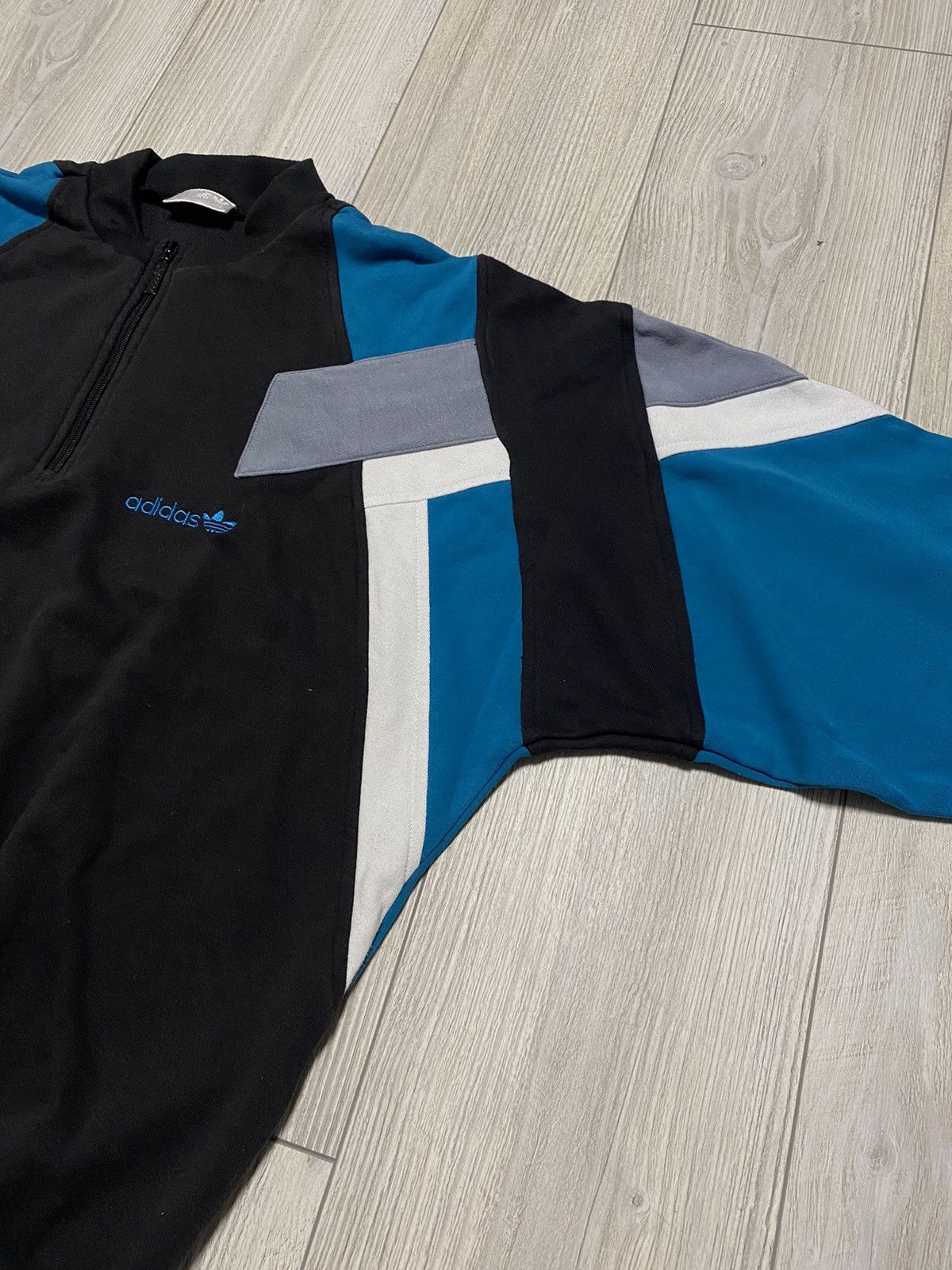 Vintage Adidas Vintage Track Jacket Rare Y2K 90s Size US L / EU 52-54 / 3 - 2 Thumbnail