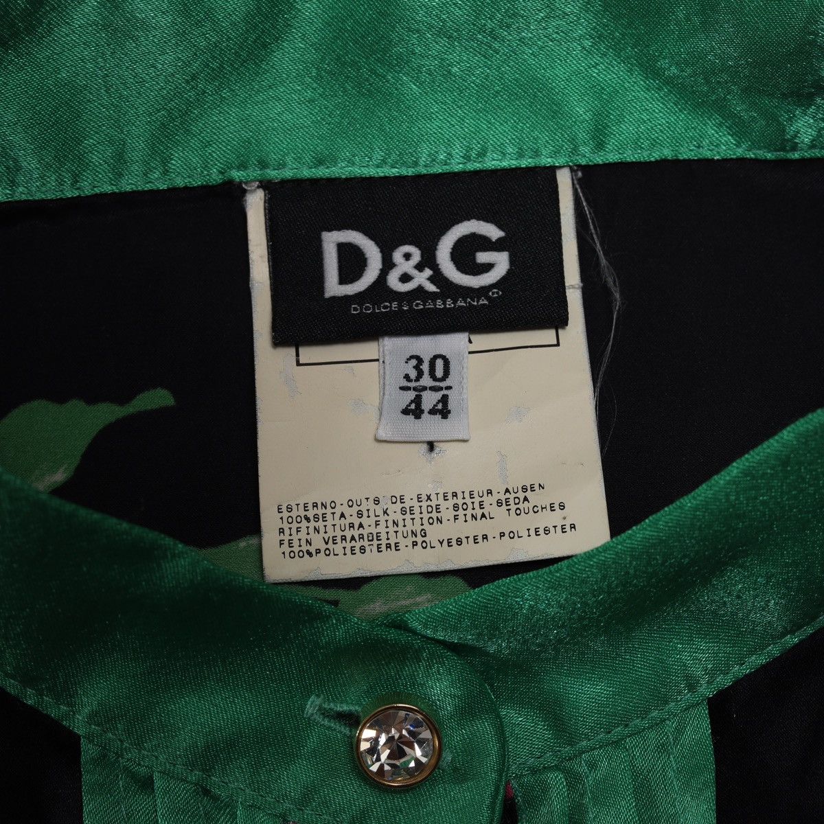 Dolce & Gabbana Dolce Gabbana Silk Printed Shirt Buttons Flowers Floral Size M / US 6-8 / IT 42-44 - 13 Thumbnail