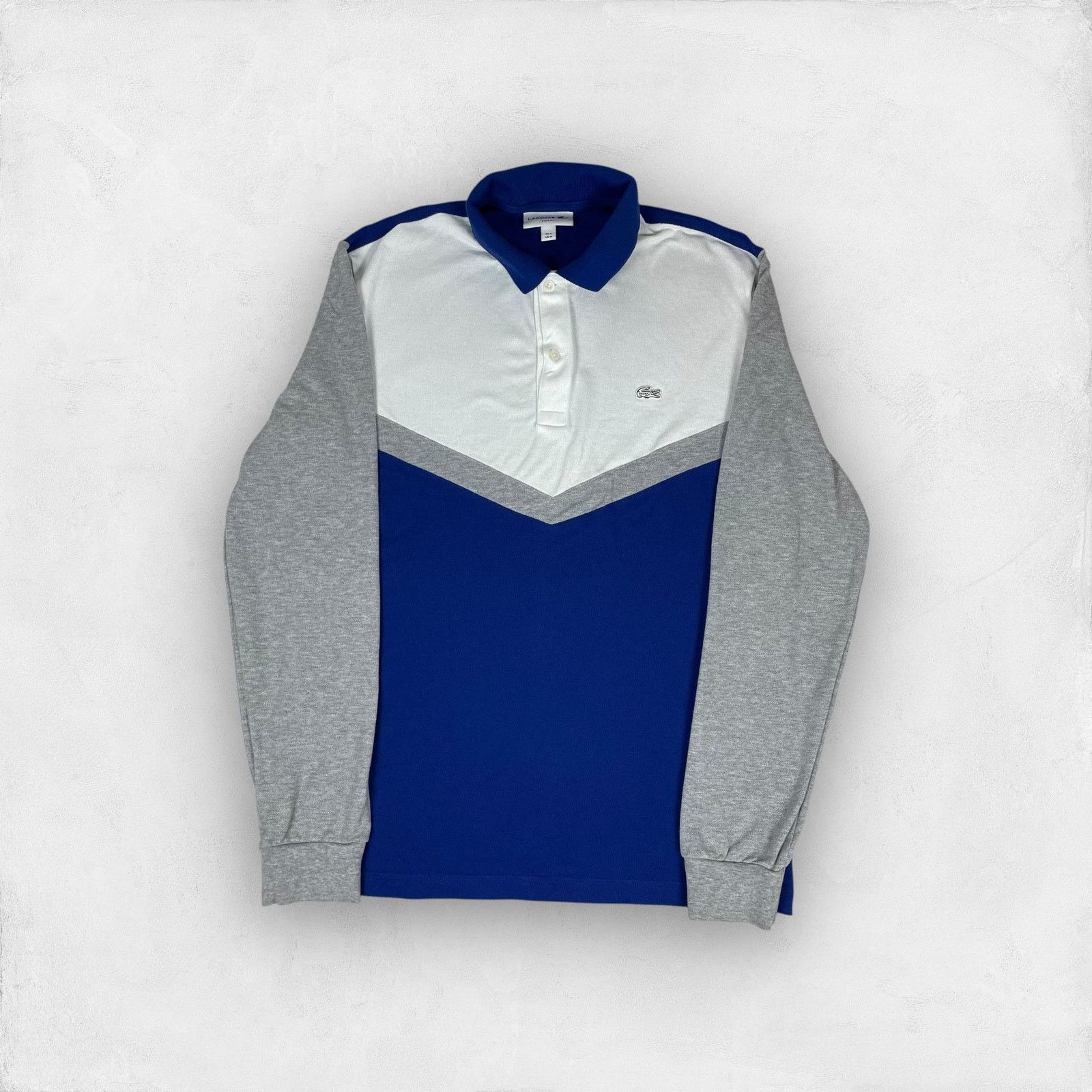 Lacoste Lacoste Men's Multicolor Slim Fit Long Sleeve Rugby Shirt M Size US M / EU 48-50 / 2 - 1 Thumbnail