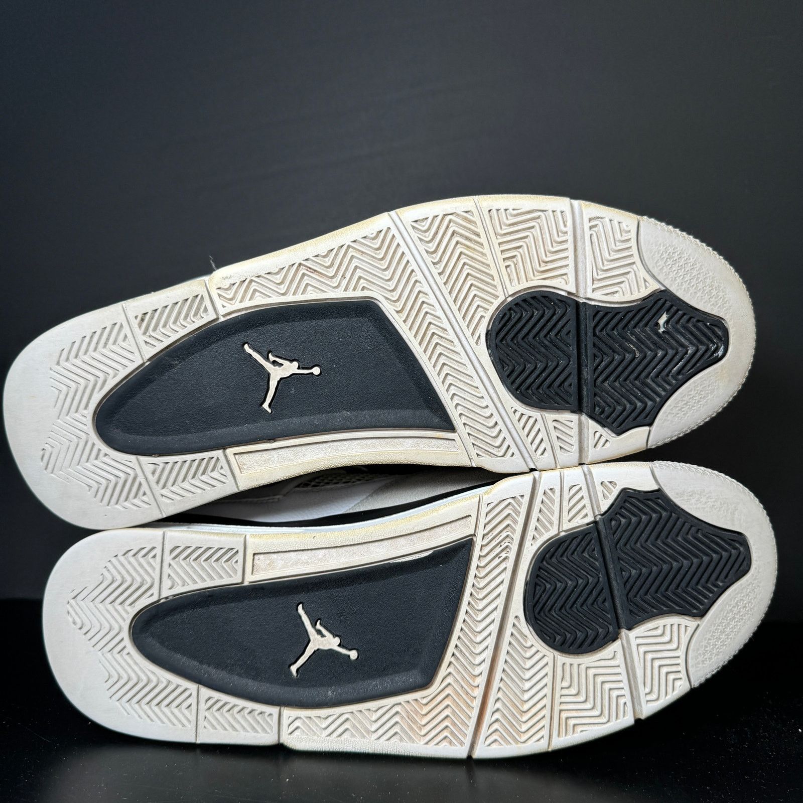 Jordan Brand × Nike Size 11.5 Nike Air Jordan 4 Retro Military Black Men's Shoes Size US 11.5 / EU 44-45 - 7 Thumbnail