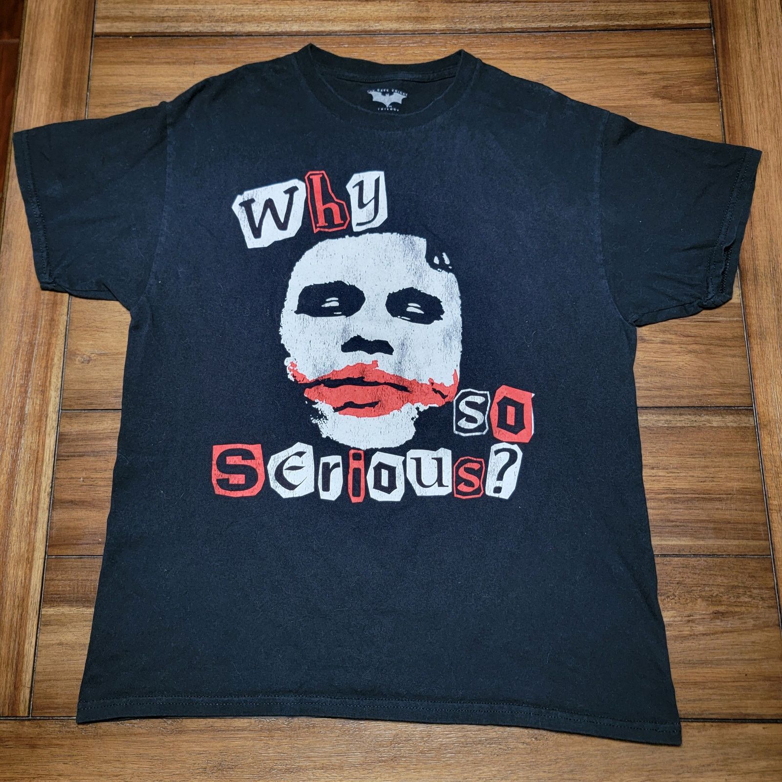 Other The Dark Knight Unisex Tee Joker "Why So Serious?" - Large Size US L / EU 52-54 / 3 - 1 Thumbnail