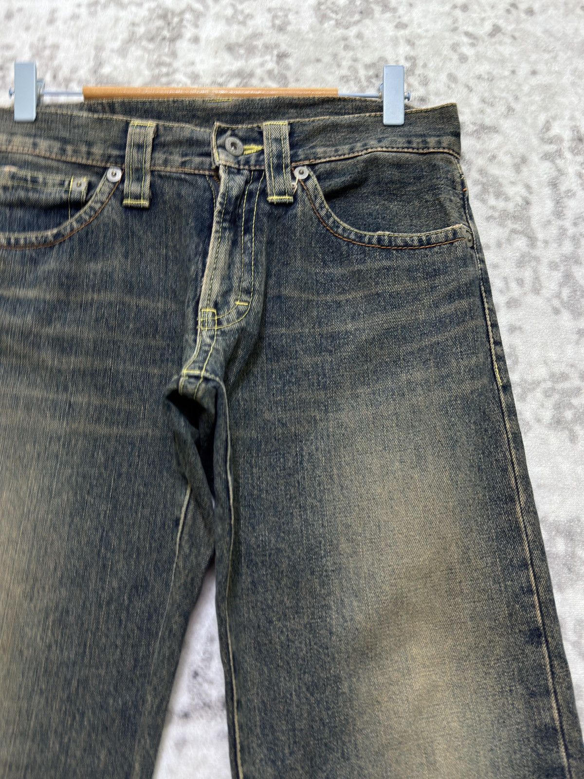 Hysteric Glamour Vintage COCOLULU Y2K Straight Leg Acid Wash Unisex Jeans Size US 31 - 5 Thumbnail