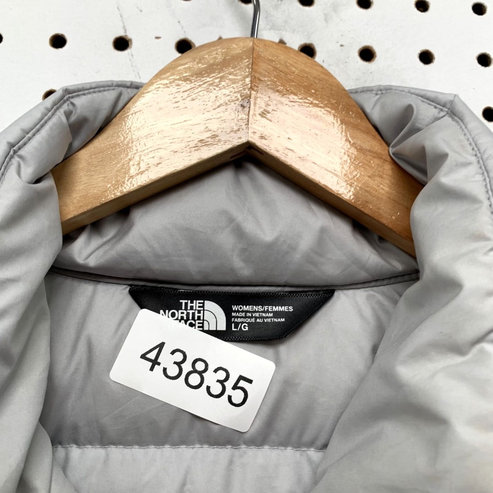 The North Face The North Face 550 Down Puffer Jacket Womens Large Gray Goose Quilted Jacket Size L / US 10 / IT 46 - 4 Thumbnail