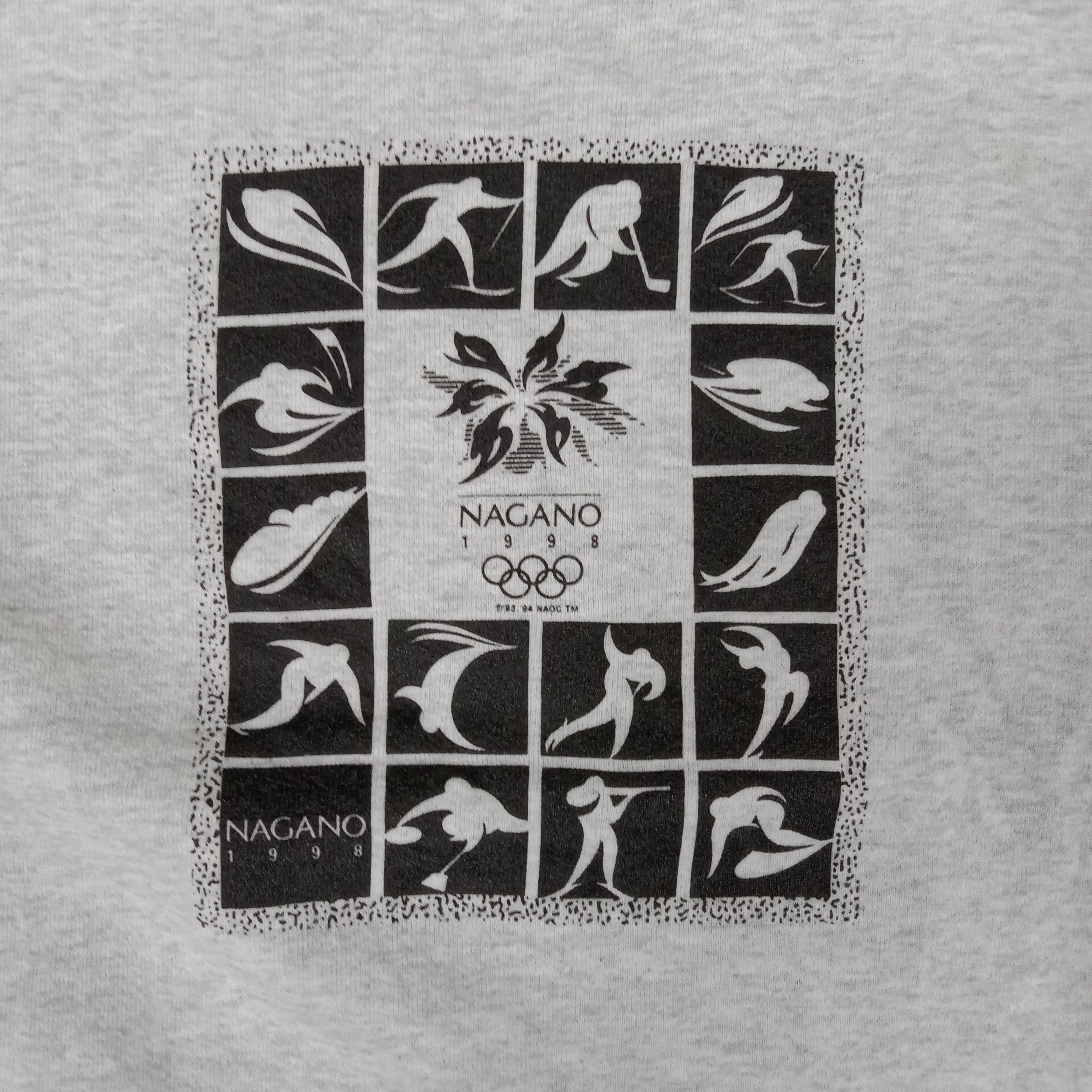 USA Olympics × Vintage Vintage 90's Nagano 1998 Olympic Sport Style Sweatshirt Size US L / EU 52-54 / 3 - 2 Thumbnail