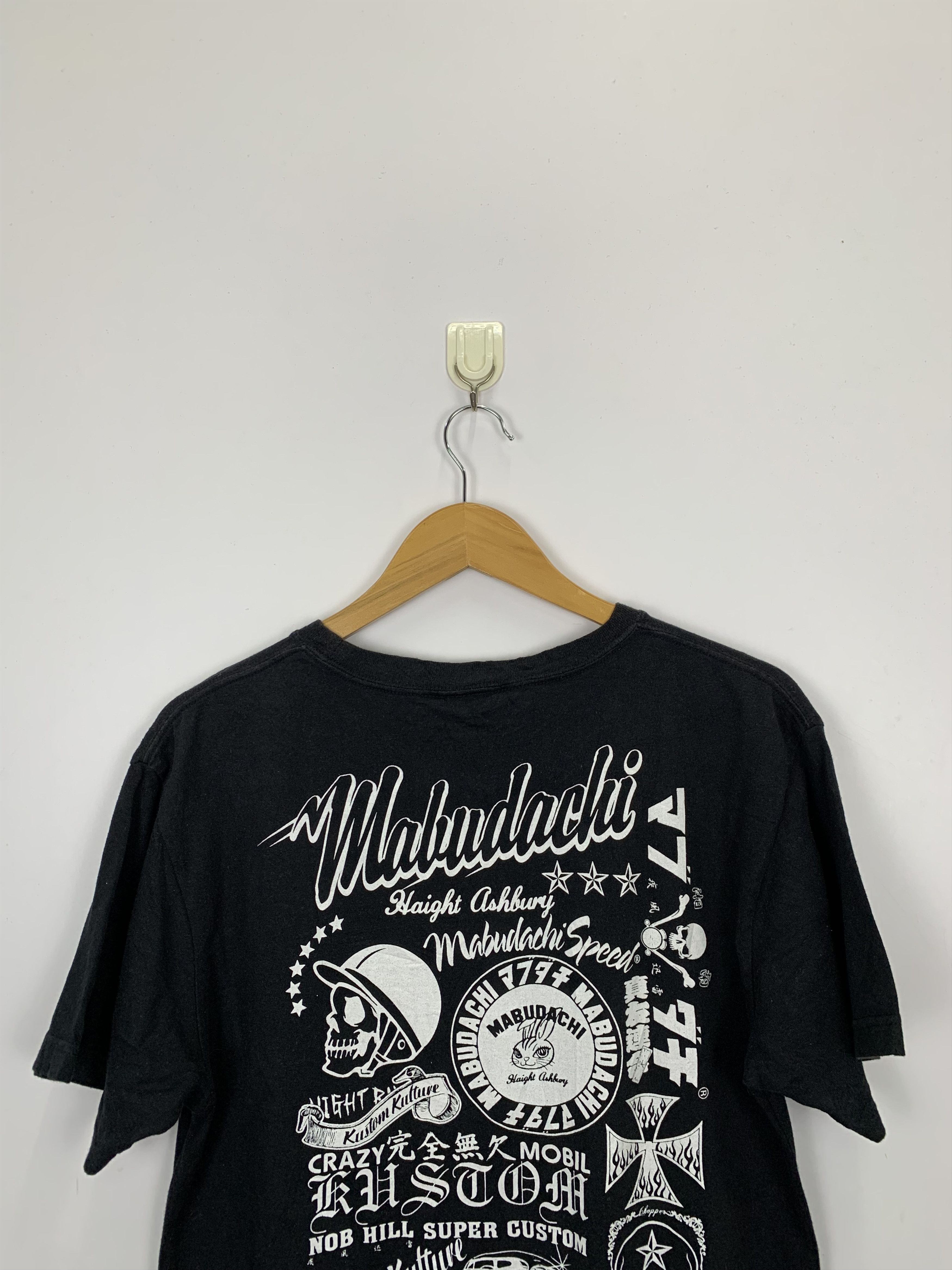 Vintage Japanese Brand Makudachi Racing Harley Davidson Tee TA0205 Size US M / EU 48-50 / 2 - 2 Thumbnail