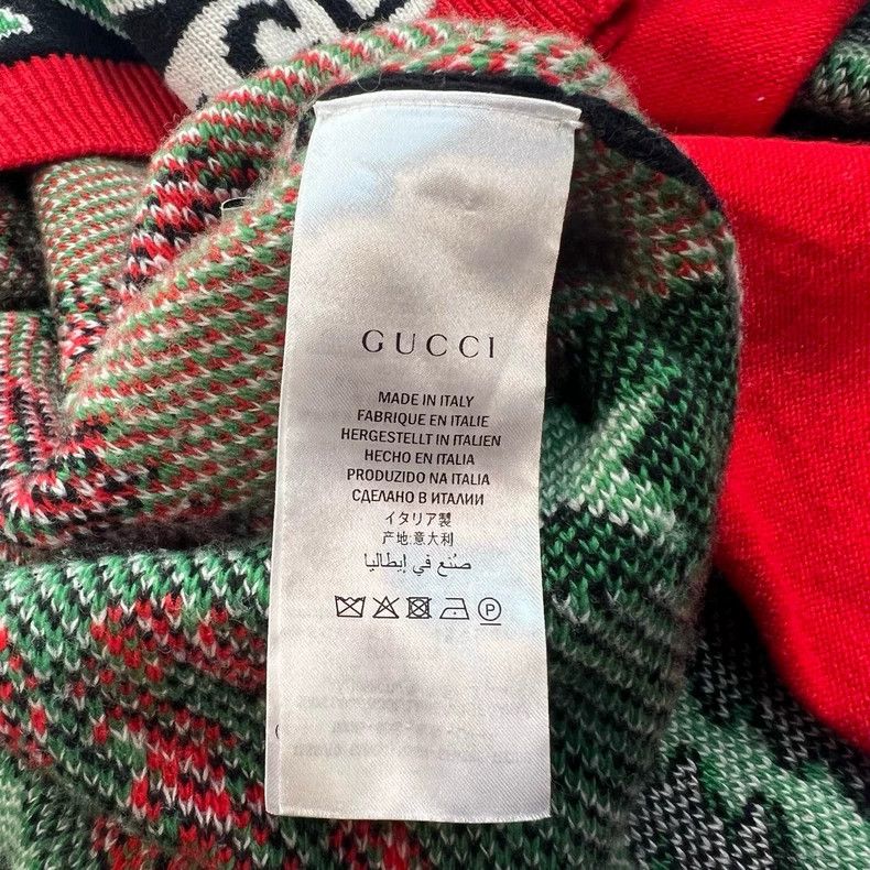 Gucci GucciColor-blocked knitted wool cardigan jacket 2503-Nextar Size US L / EU 52-54 / 3 - 4 Thumbnail
