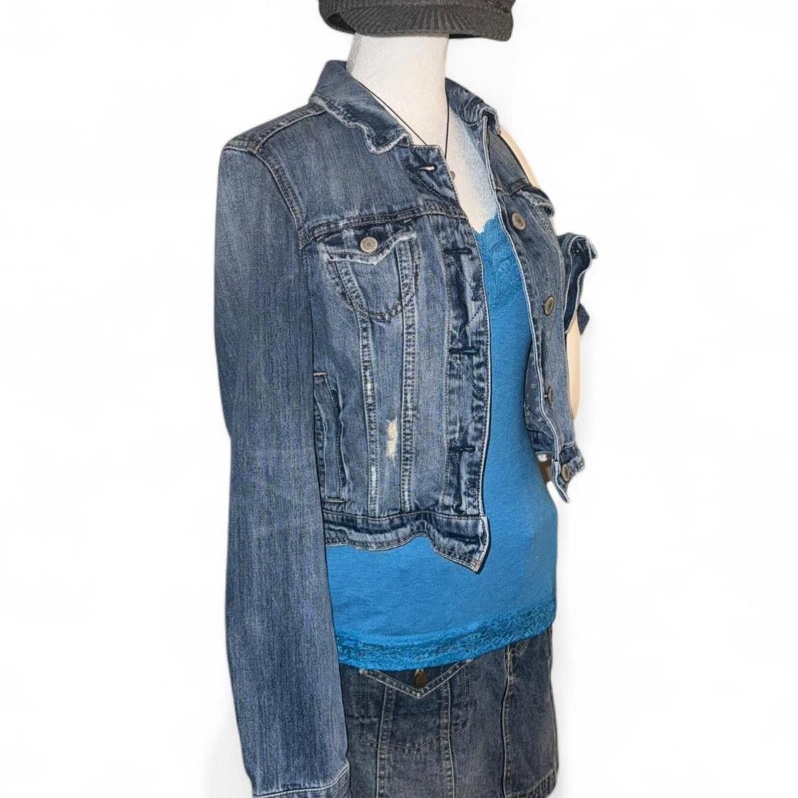 American Eagle Outfitters vintage y2k 2000s American Eagle denim jacket Size M / US 6-8 / IT 42-44 - 2 Thumbnail
