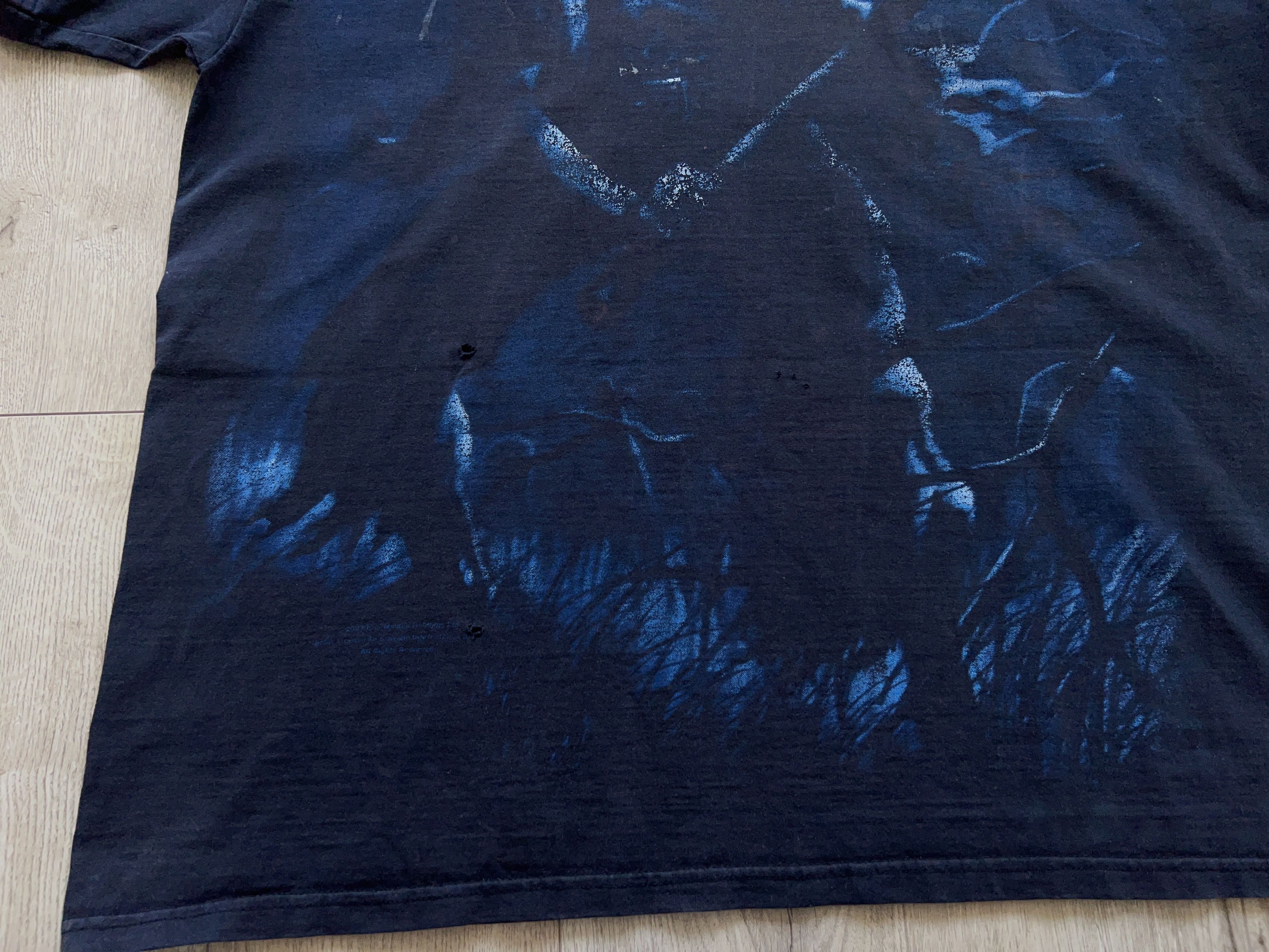 Iron Maiden × Vintage Iron Maiden Benjamin Breeg Rock Band All Over Print T Shirt Size US XXL / EU 58 / 5 - 6 Thumbnail
