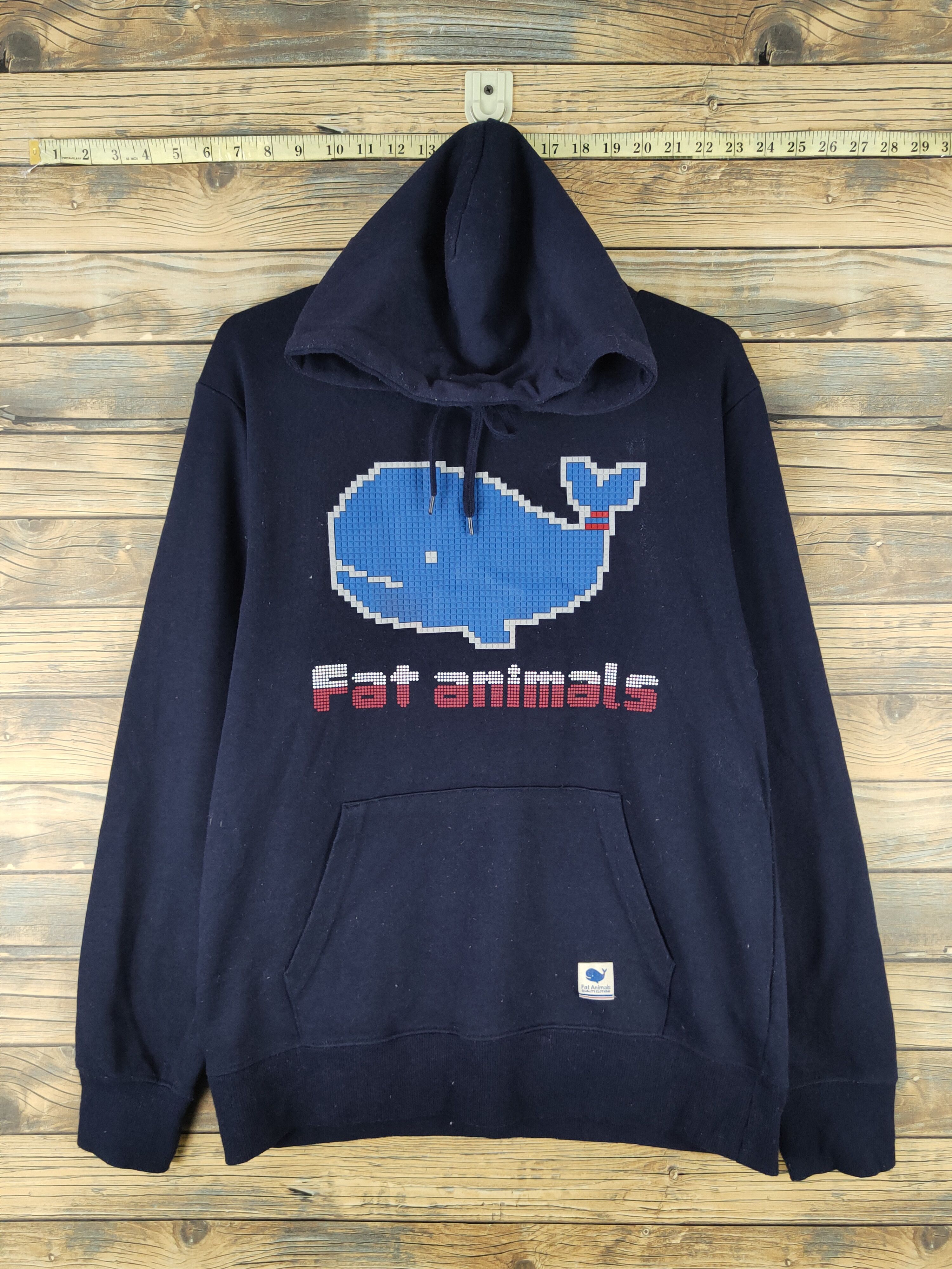 Japanese Brand DL Fat Animals Navy Hoodie Sweatshirts #2446 Size US L / EU 52-54 / 3 - 1 Thumbnail