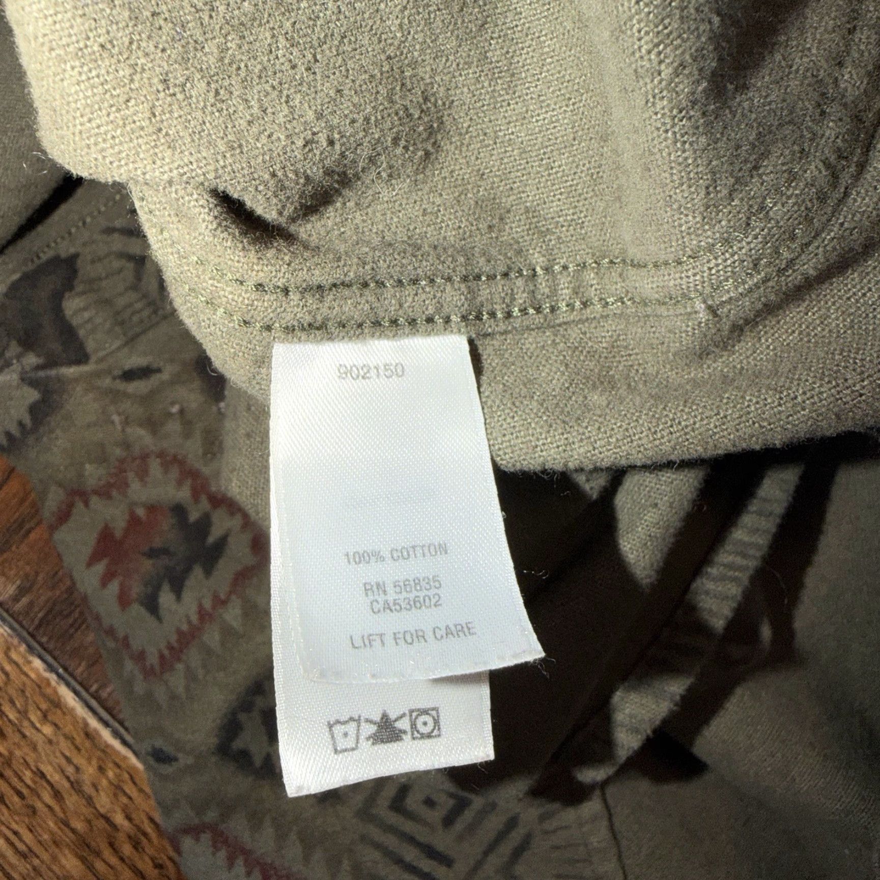 Vintage Cabela's Chamois Shirt Mens 2XL Tall Flannel Southwestern Geometric Button-Up Size US XXL / EU 58 / 5 - 5 Thumbnail