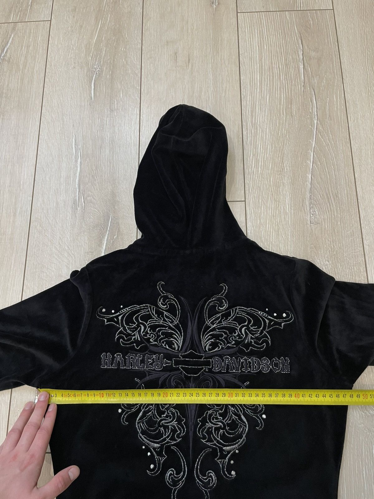 Harley Davidson Harley Davidson Hoodie Womens Pullover Black Size S Velour Size S / US 4 / IT 40 - 7 Thumbnail