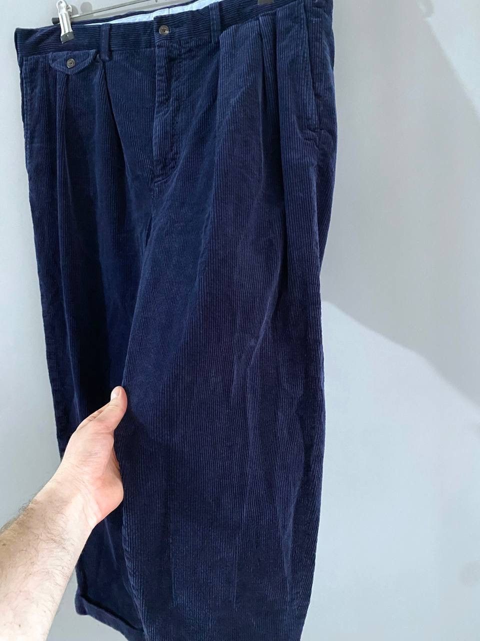 Polo Ralph Lauren Polo Ralph Lauren Men's Pleated Baggy Corduroy Pants W35/L27 Size US 35 - 9 Thumbnail